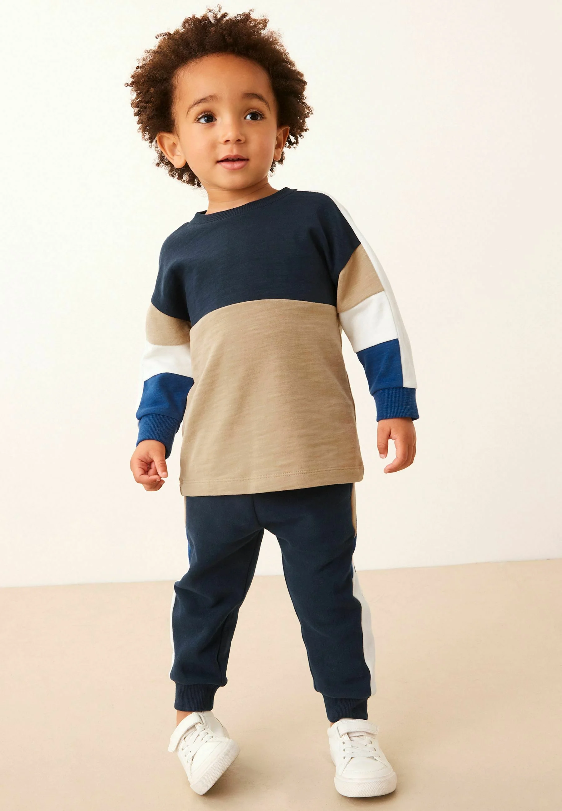 Next COSY COLOURBLOCK AND JOGGERS SET- Tuta