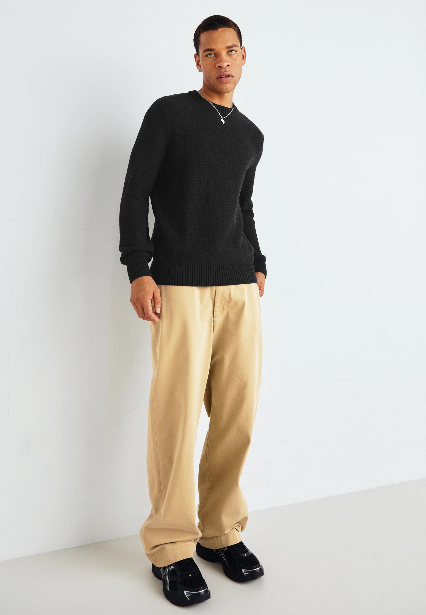 Selected Homme SLHTHIM STRUCTURE CREW NECK- Maglione