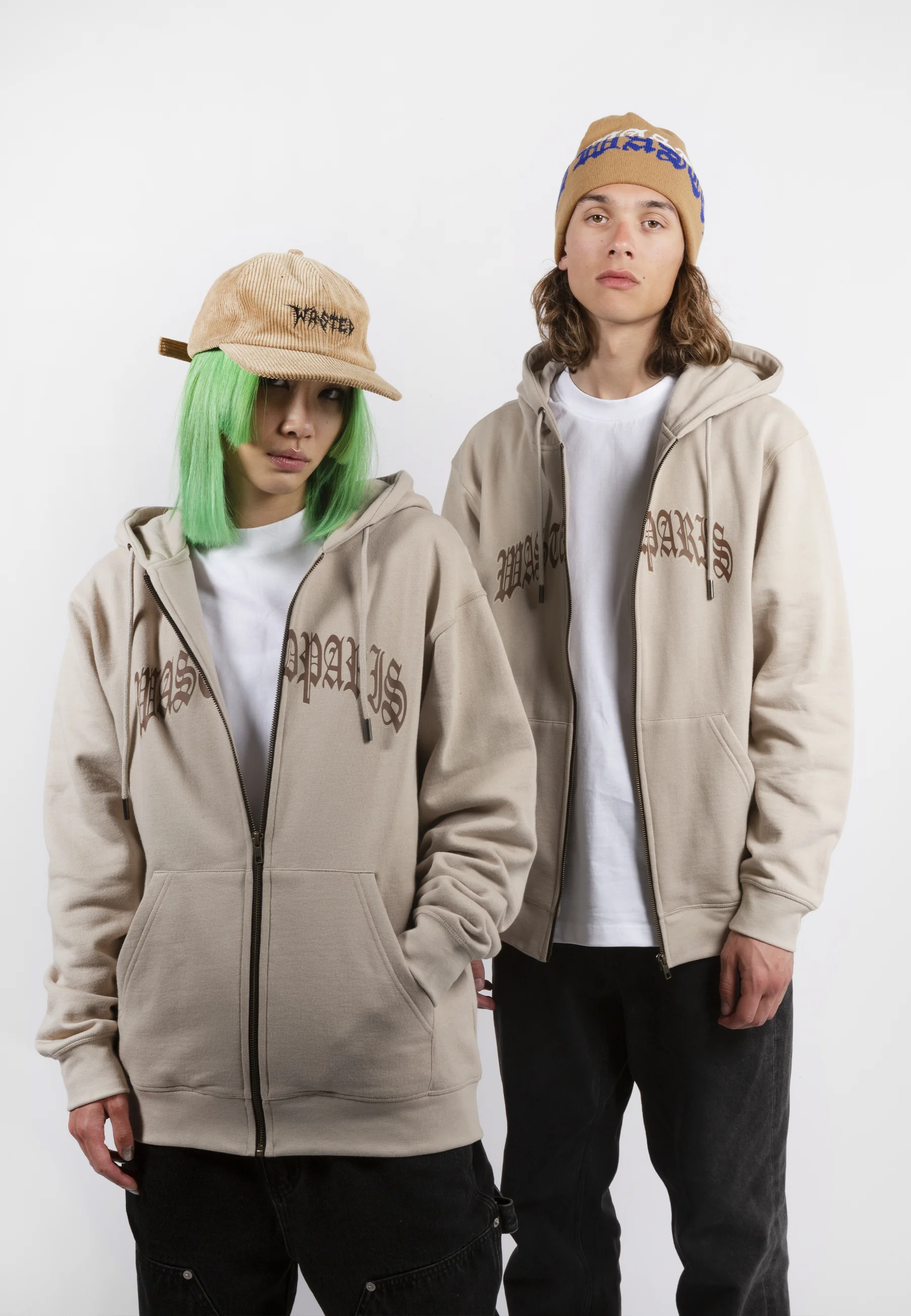Wasted Paris UNISEX HOODIE ZIP KINGDOM - Felpa con zip