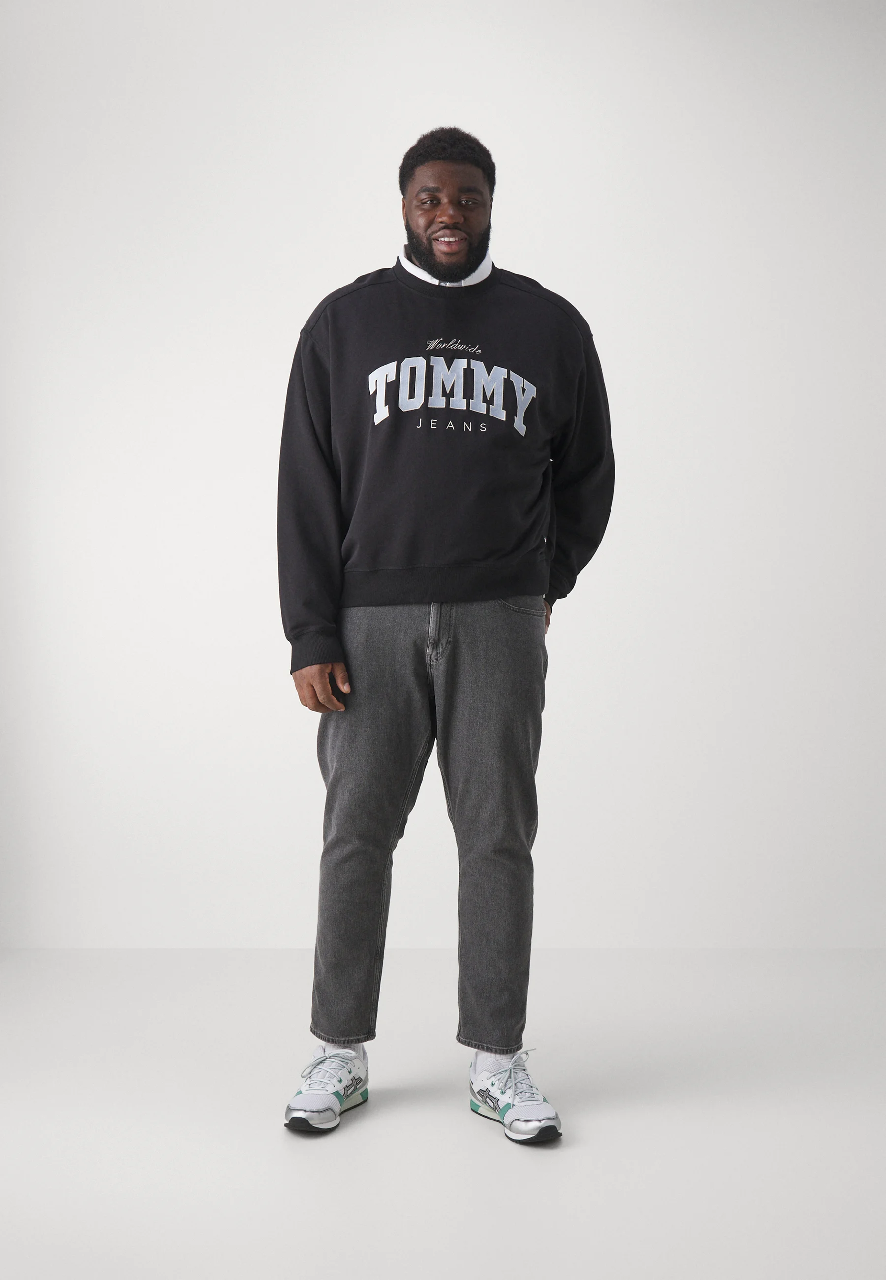 Jeans BOXY VARSITY CREW UNISEX - Felpa