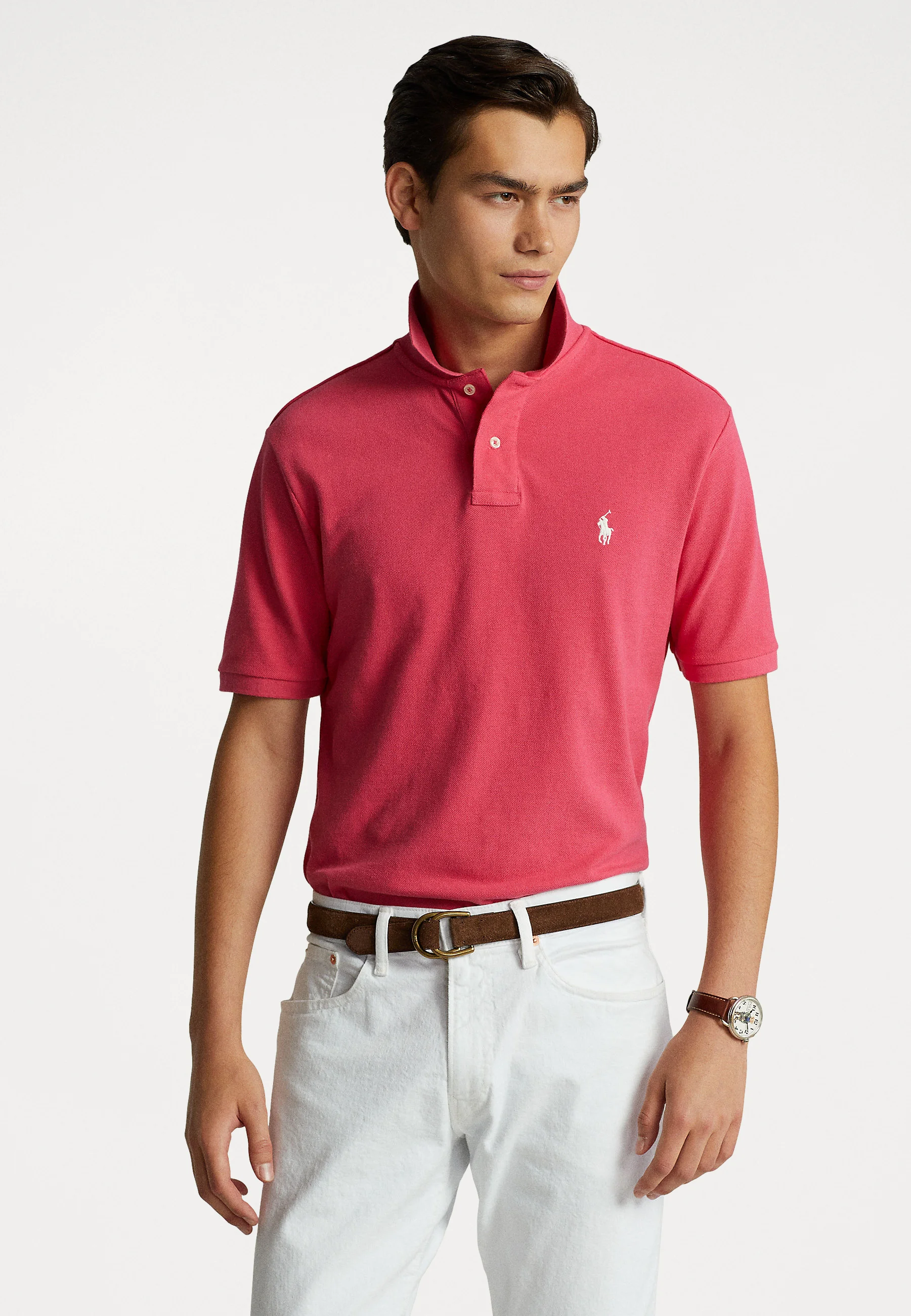 CUSTOM SLIM FIT MESH POLO SHIRT - Polo