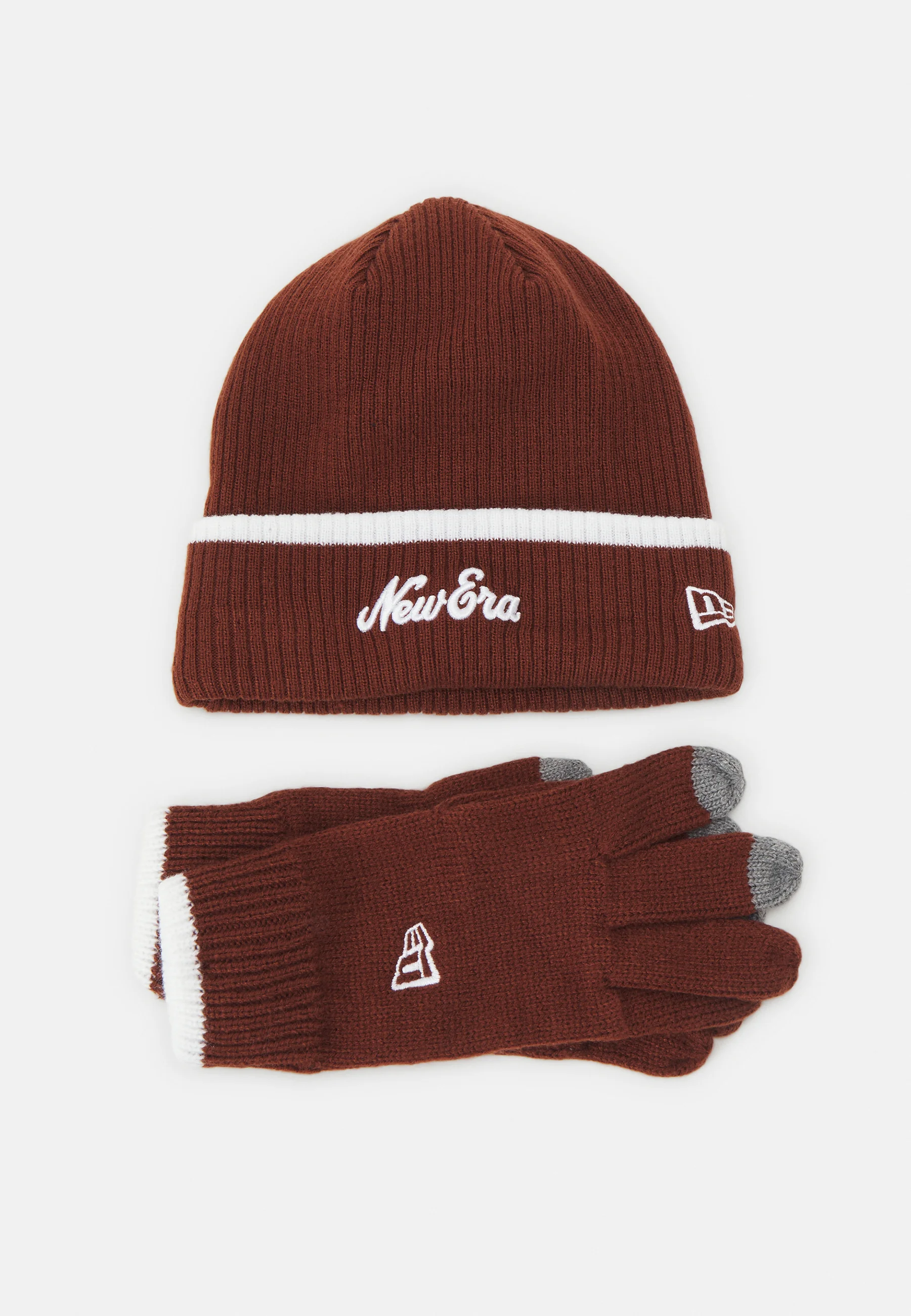 New Era SCRIPT BEANIE AND GLOVE SET UNISEX - Guanti