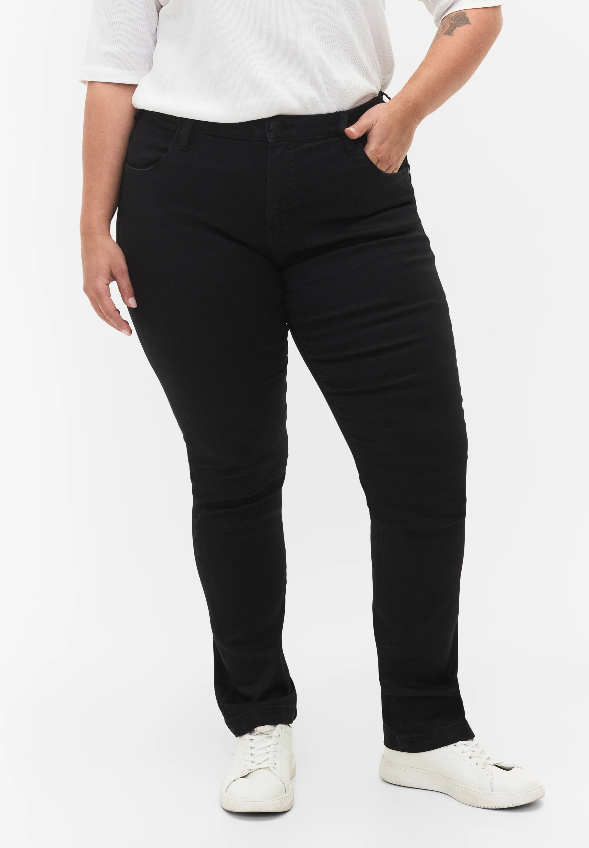 Zizzi EMILY WITH NORMAL WAIST - Jeans slim fit