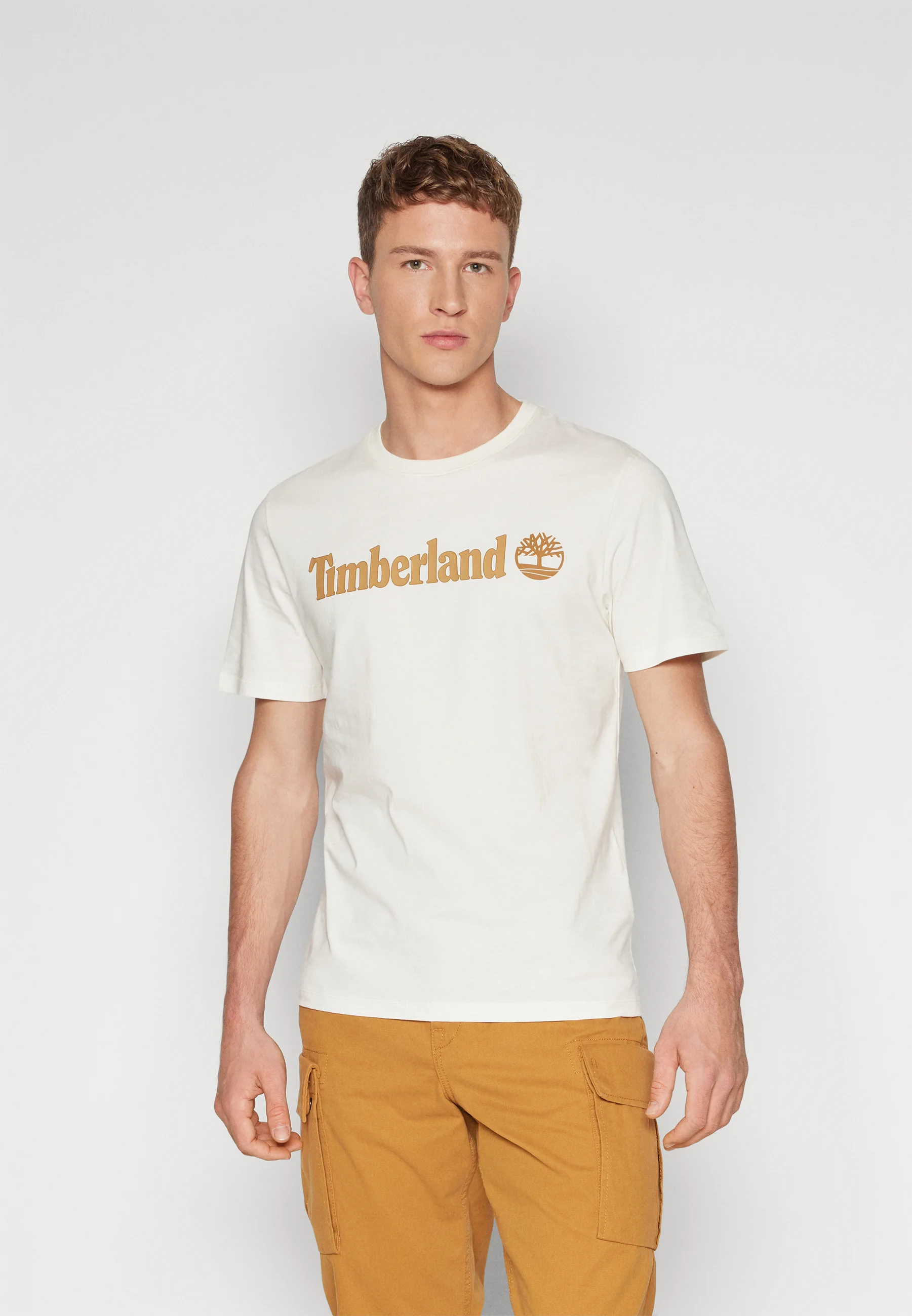 Timberland KENNEBEC RIVER LINEAR LOGO SHORT SLEEVE - T-shirt con stampa