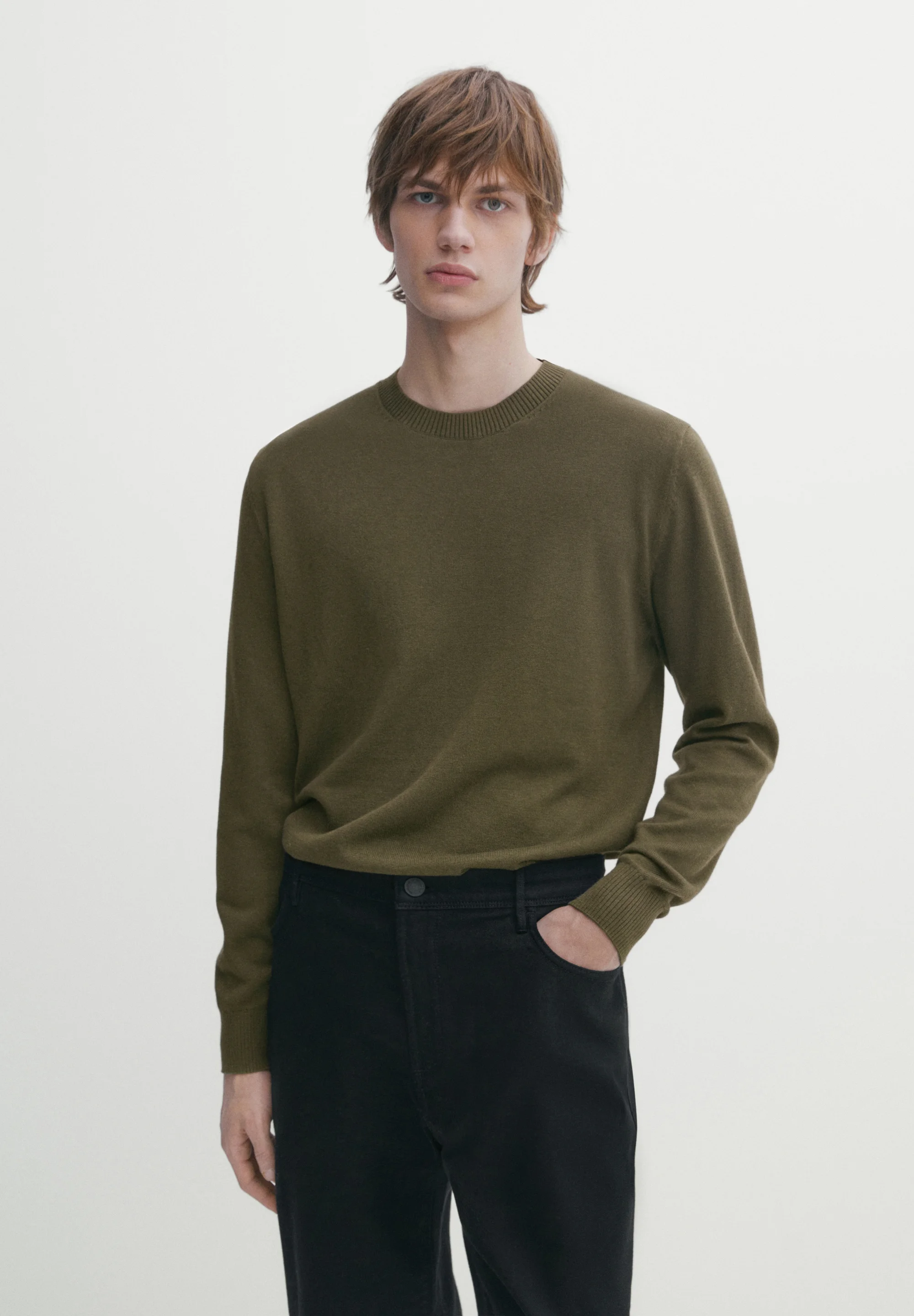 Massimo Dutti WITH CREW NECK - Maglione