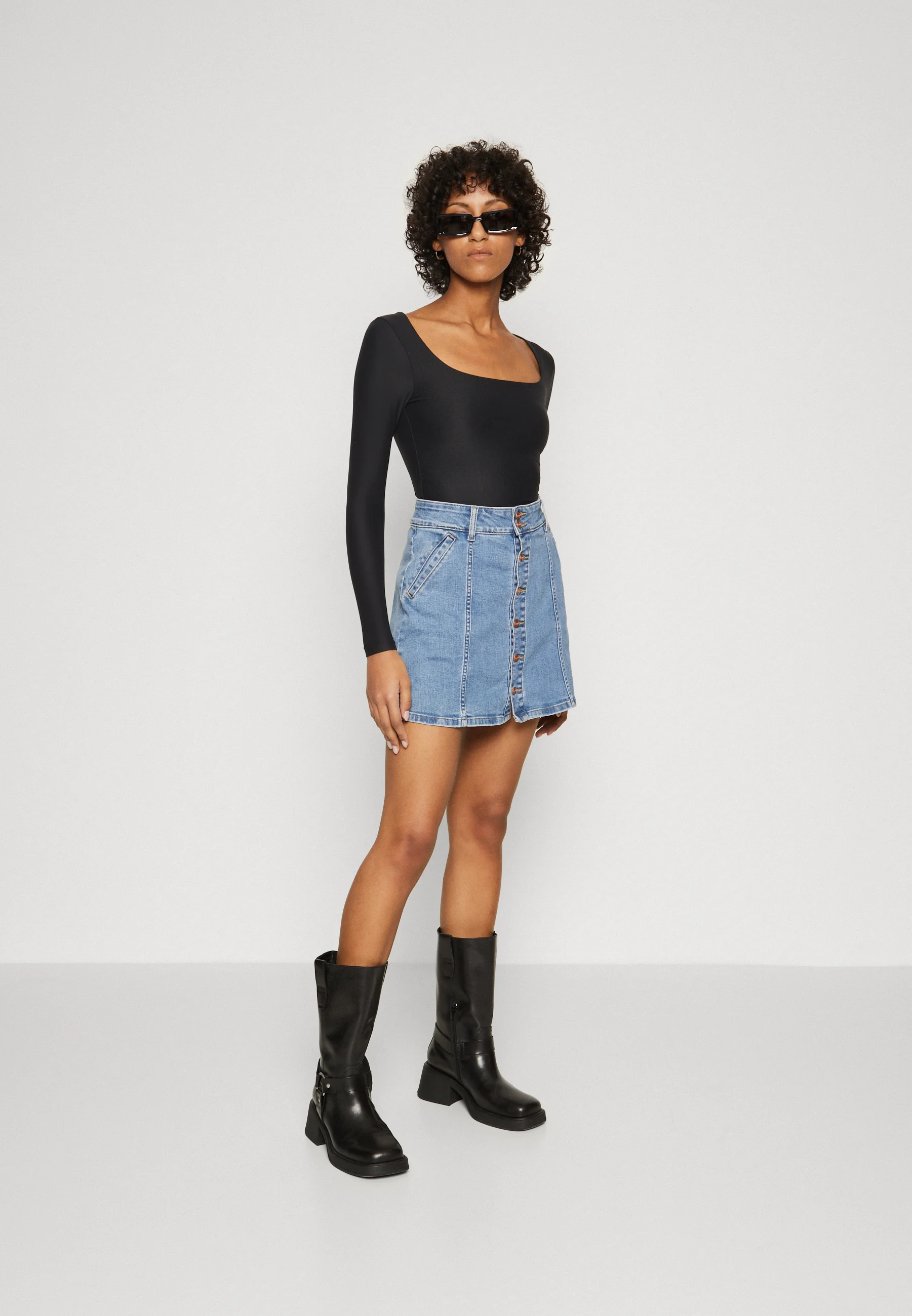 Wrangler MINI SKIRT - Gonna di jeans