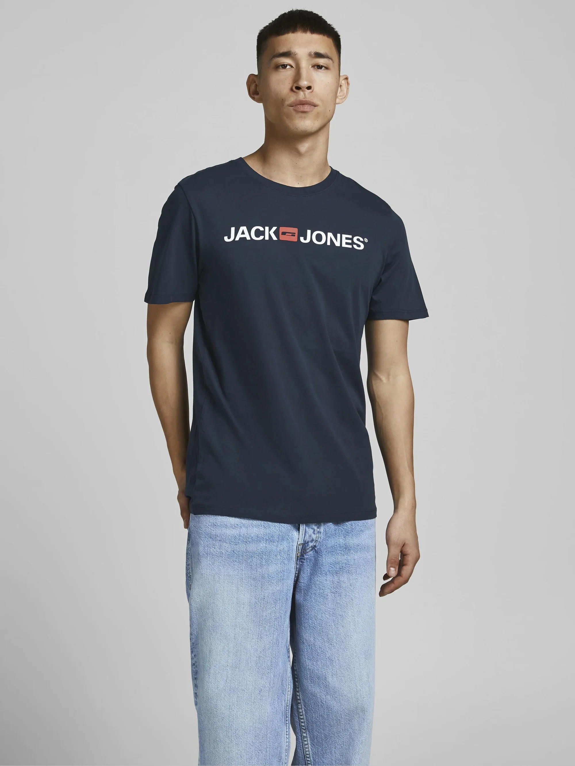 Jack & Jones JJECORP LOGO CREW NECK- T-shirt con stampa