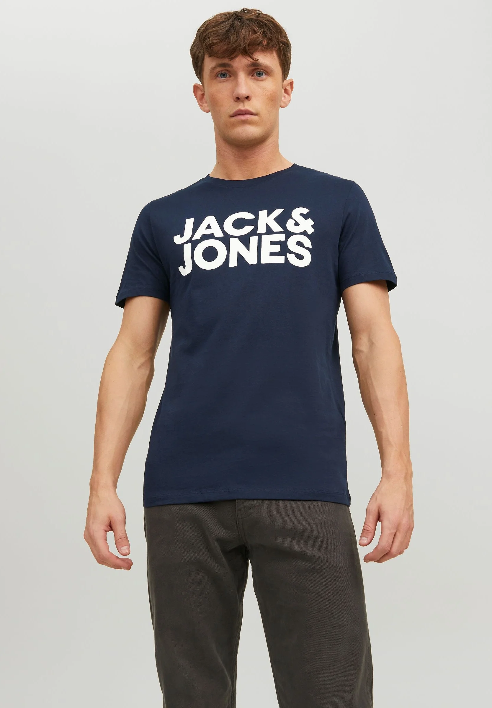 Jack & Jones JJECORP LOGO O NECK - T-shirt con stampa