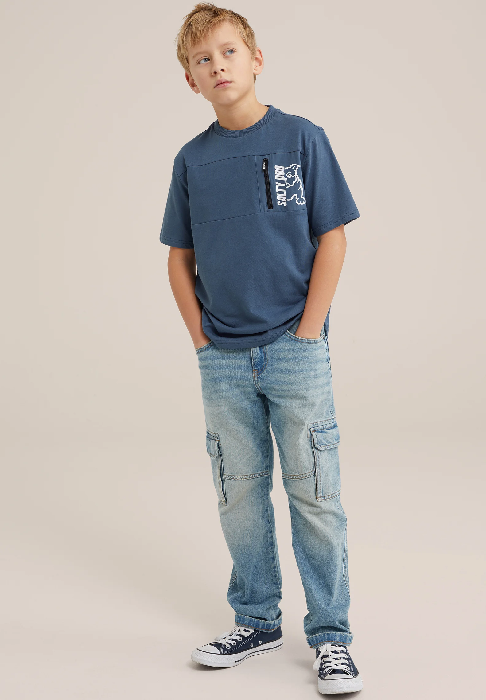 WE Fashion SALTY DOG - T-shirt con stampa