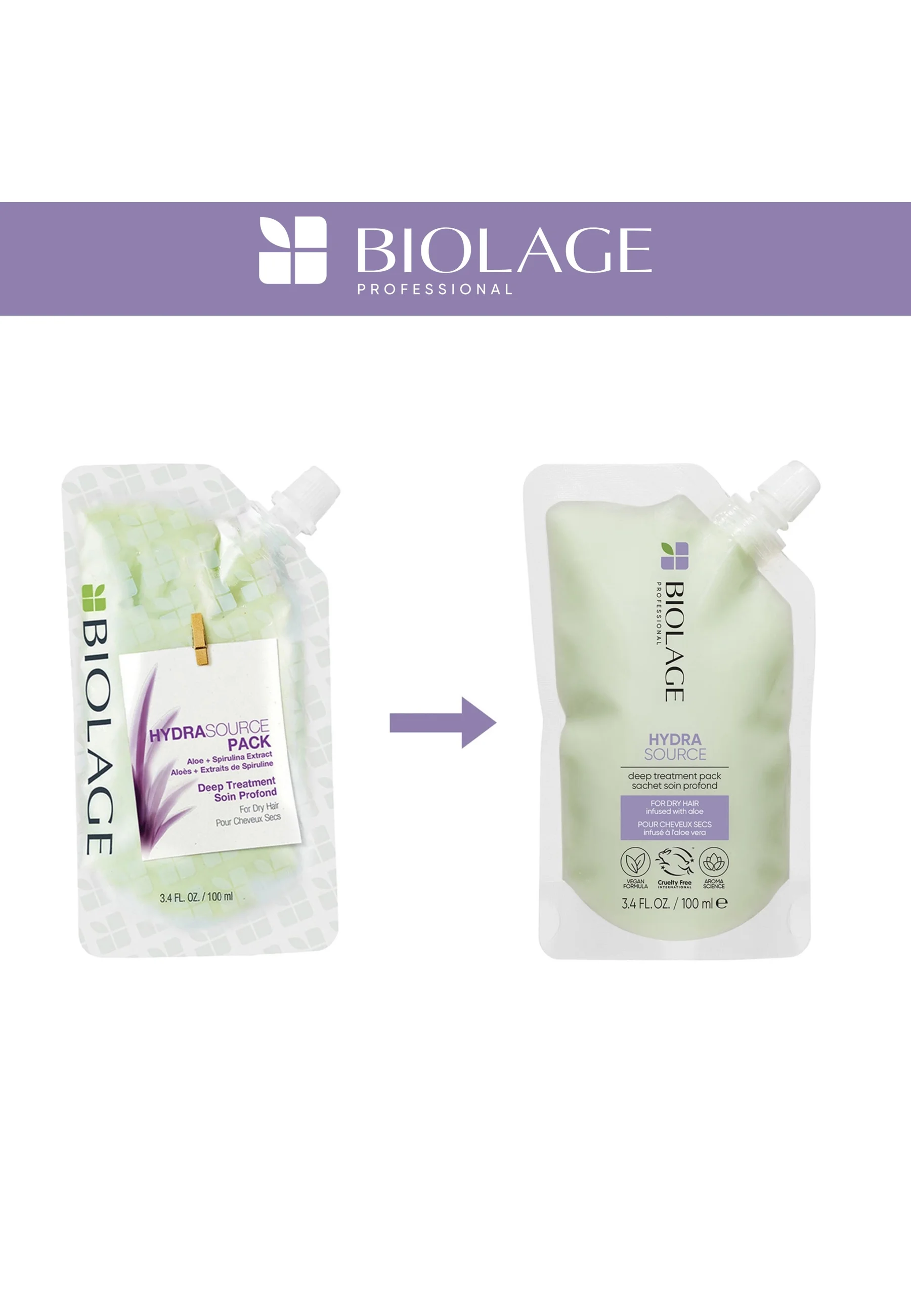 Biolage HYDRASOURCE DEEP TREATMENT - Trattamenti capelli