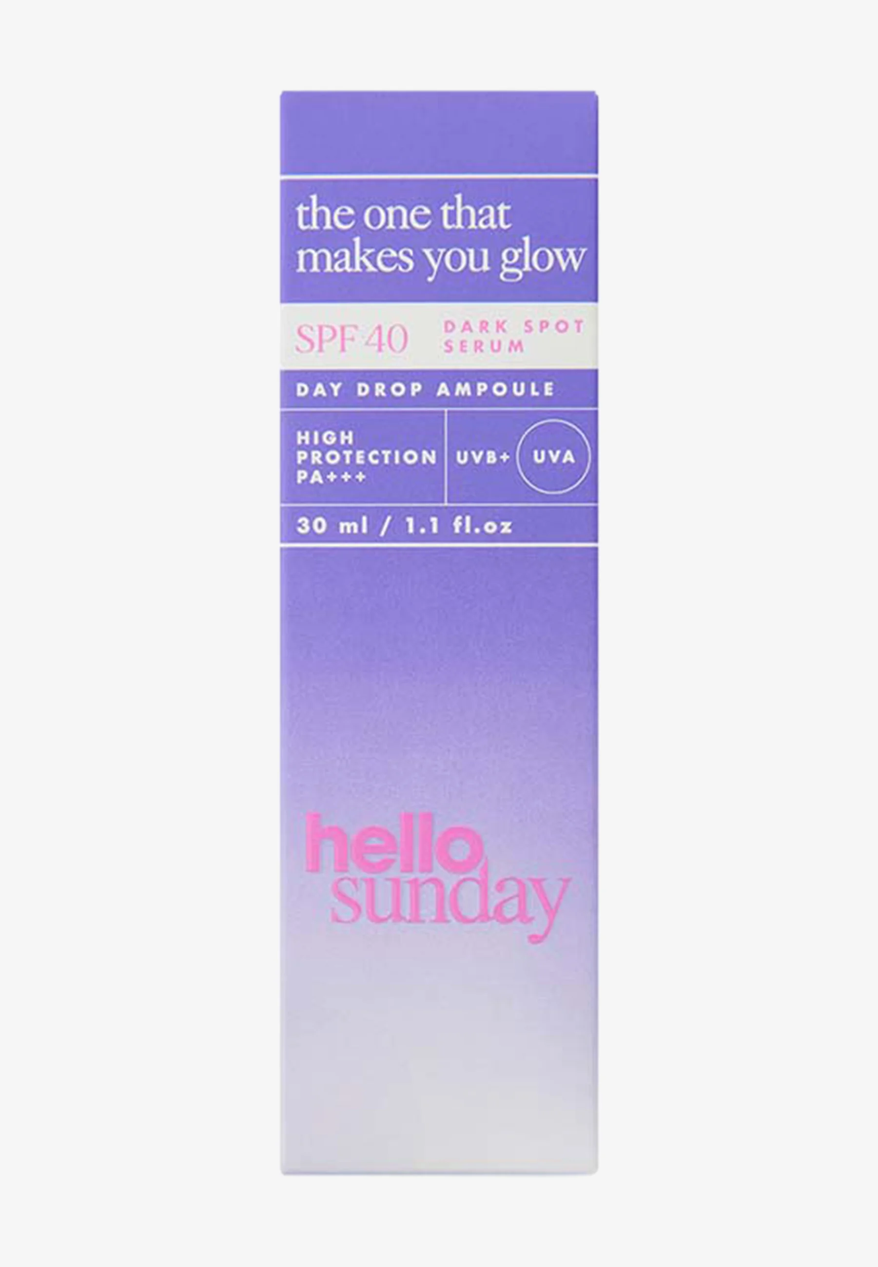 Hello Sunday THE ONE THAT MAKES YOU GLOW - DARK SPOT SERUM SPF 40 - Siero
