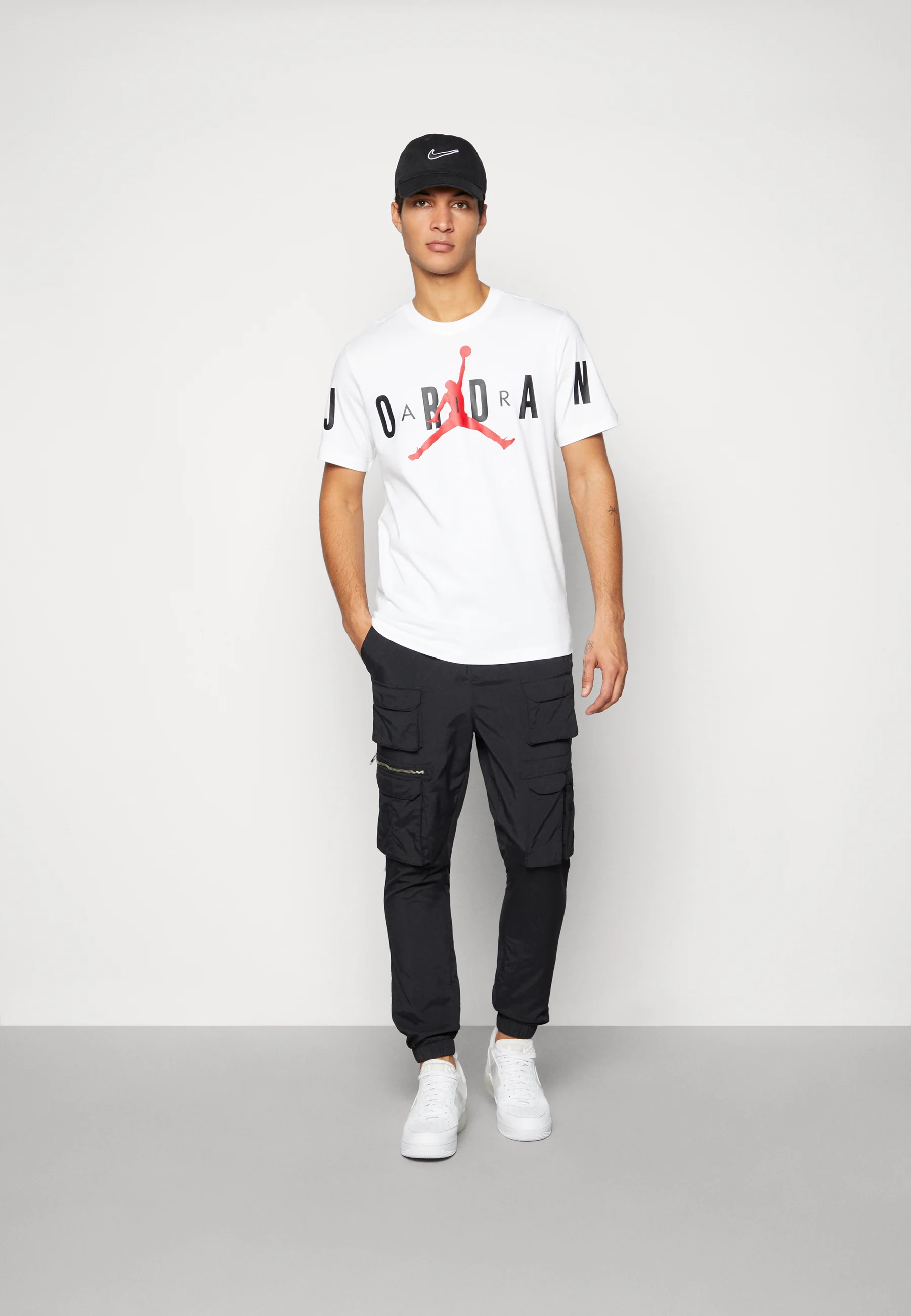 M J JD AIR STRETCH SS CREW - T-shirt con stampa