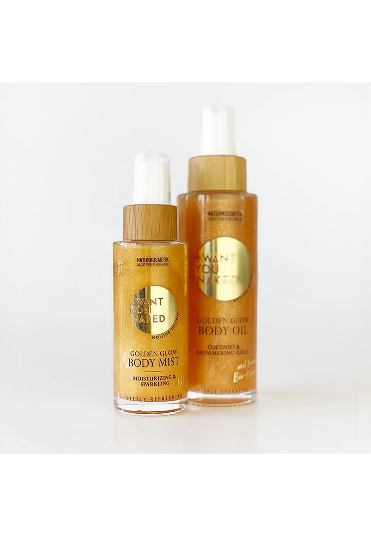 I WANT YOU NAKED GOLDEN GLOW BODY OIL - Olio corpo