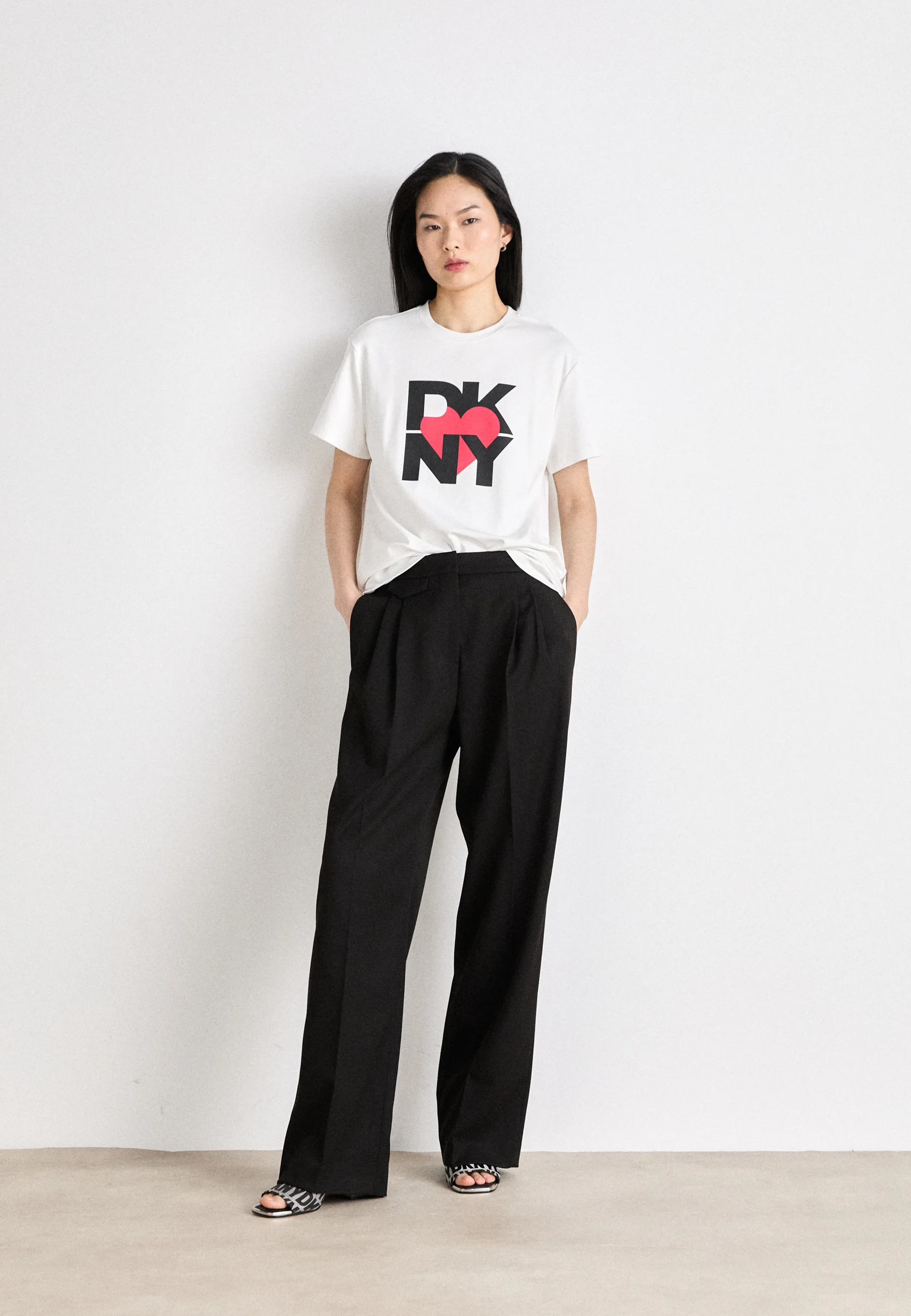 BOYFRIEND OVERSIZE WITH GIANT- T-shirt con stampa