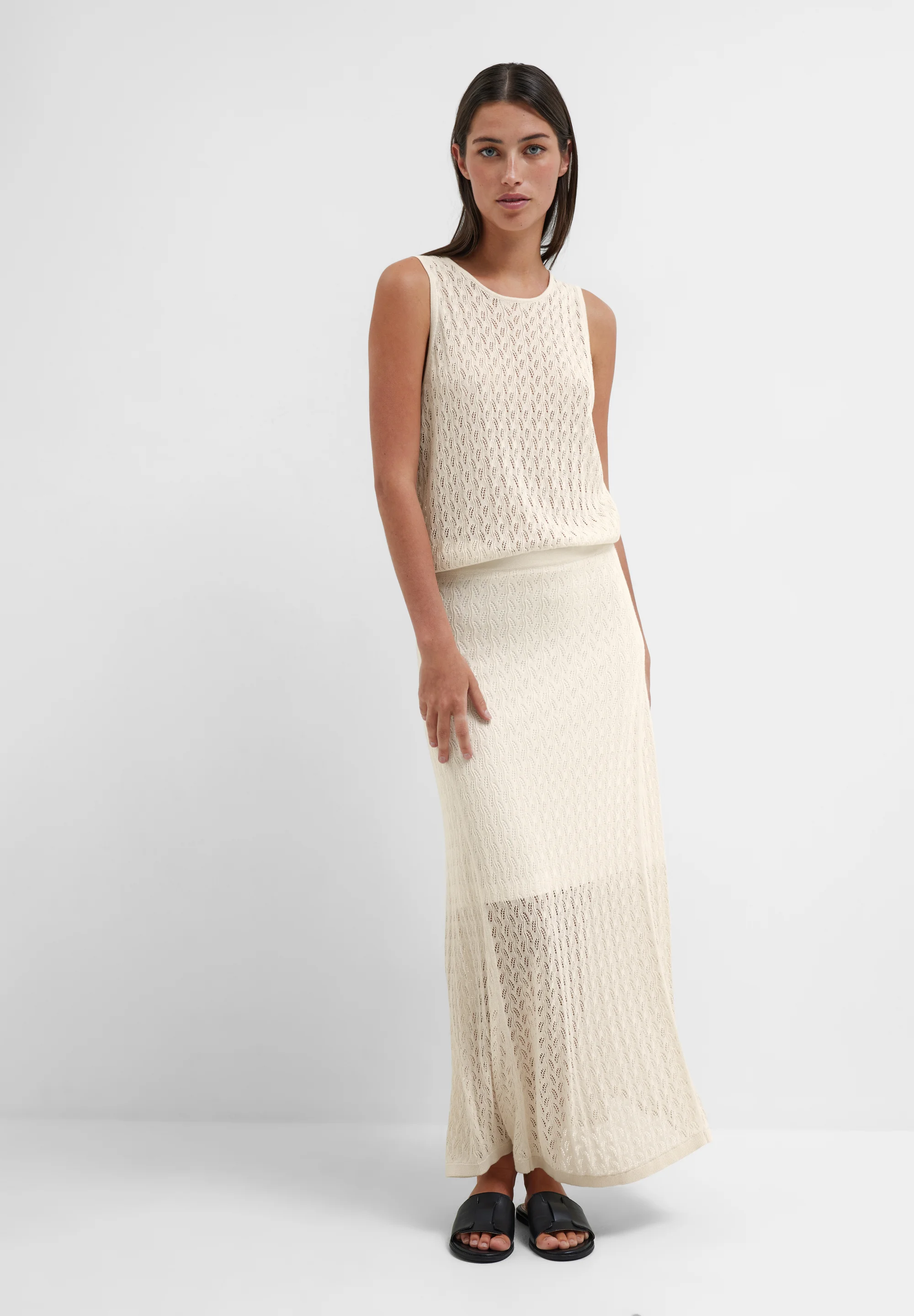Selected Femme SLFAGNY LONG SKIRT - Gonna a campana