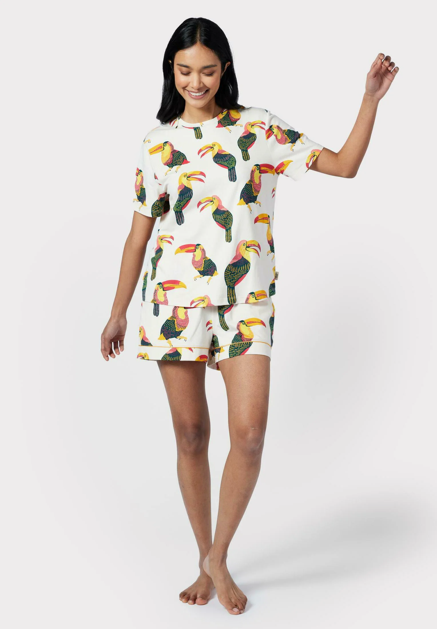 Chelsea Peers TOUCAN PRINT SET - Pigiama
