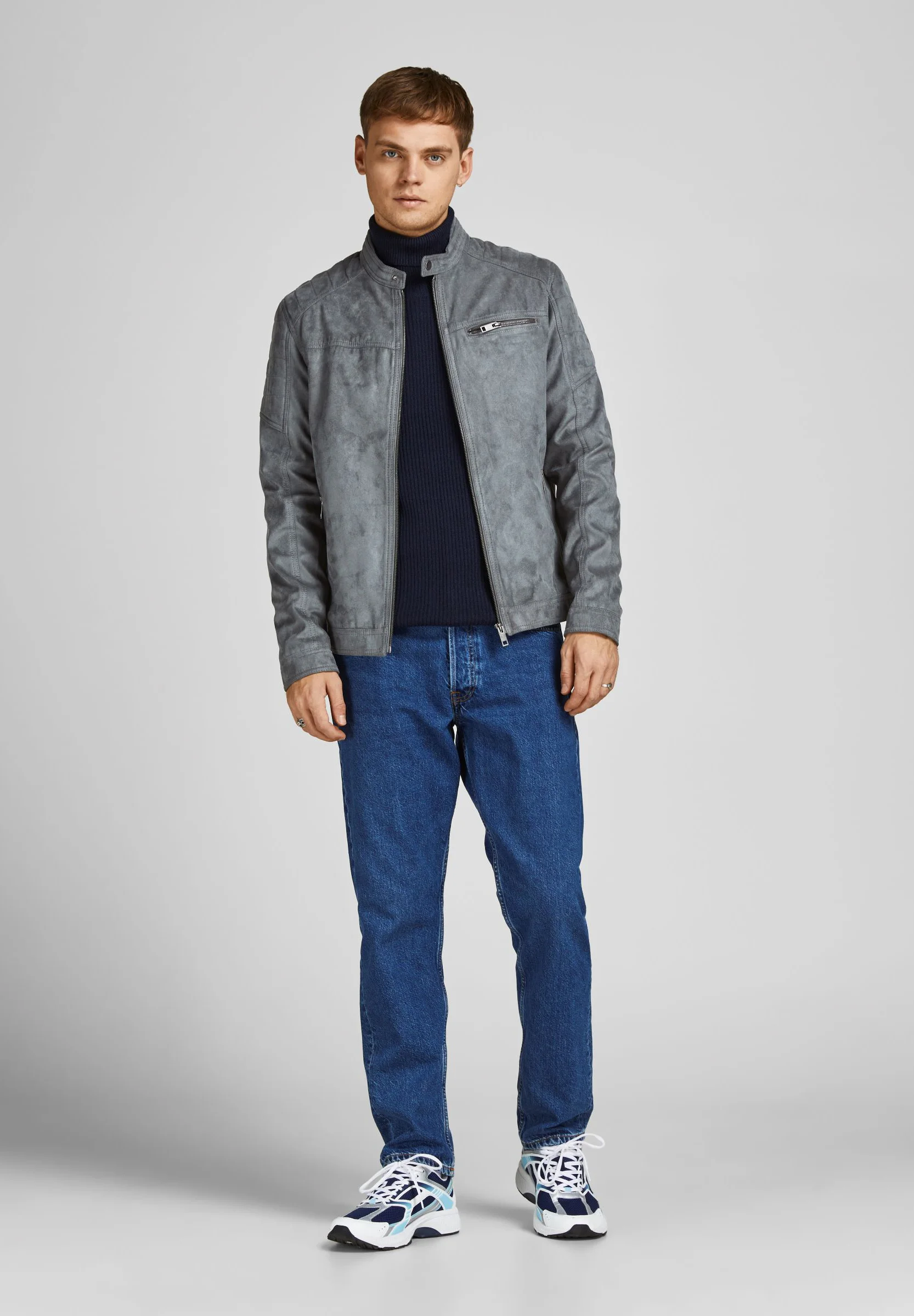 Jack & Jones JJEROCKY JACKET - Giacca in similpelle