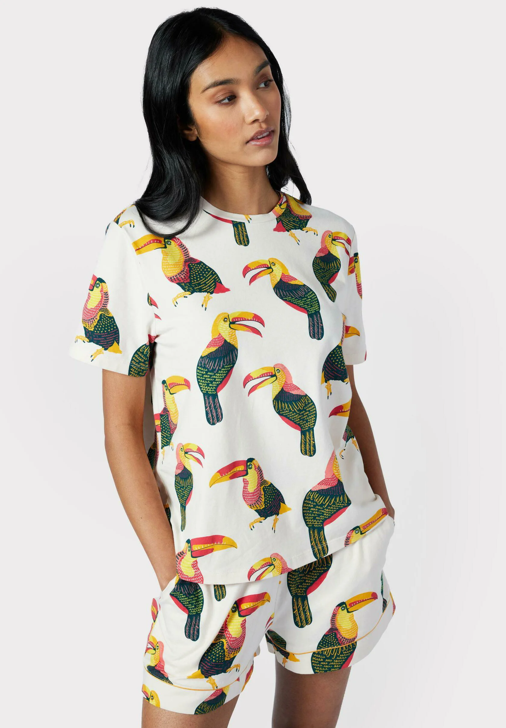 Chelsea Peers TOUCAN PRINT SET - Pigiama