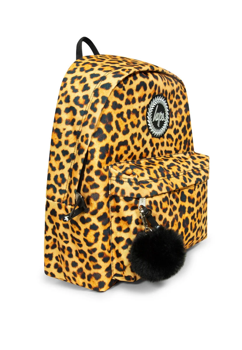 Hype HYPE RUCKSACK - LEOPARD POM POM - Zaino