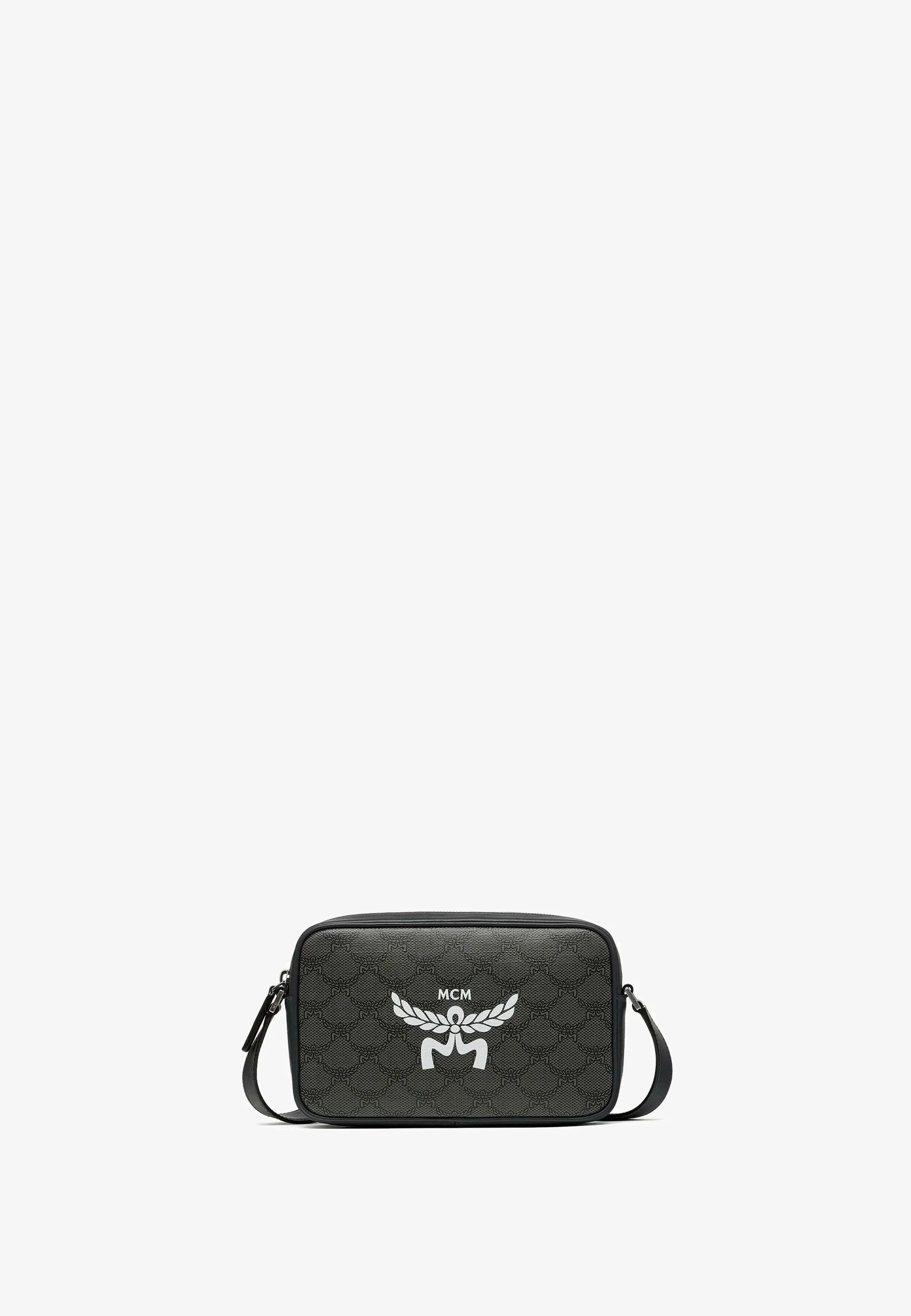 MCM LAURETOS COATED CANVAS CROSSBODY SMLCO00 - Borsa a tracolla