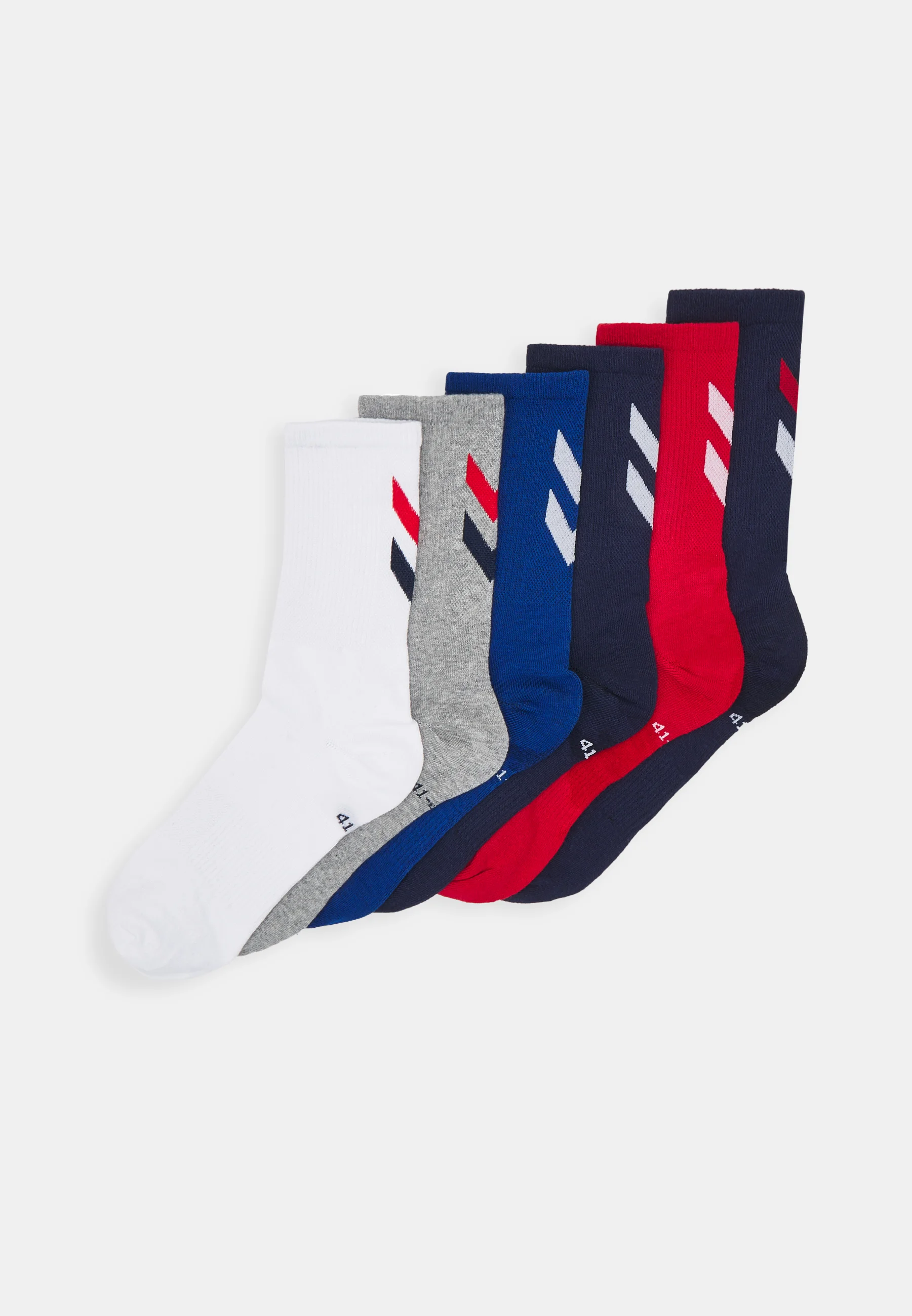 Hummel CHEVRON SOCKS 6 PACK UNISEX- Calze sportive