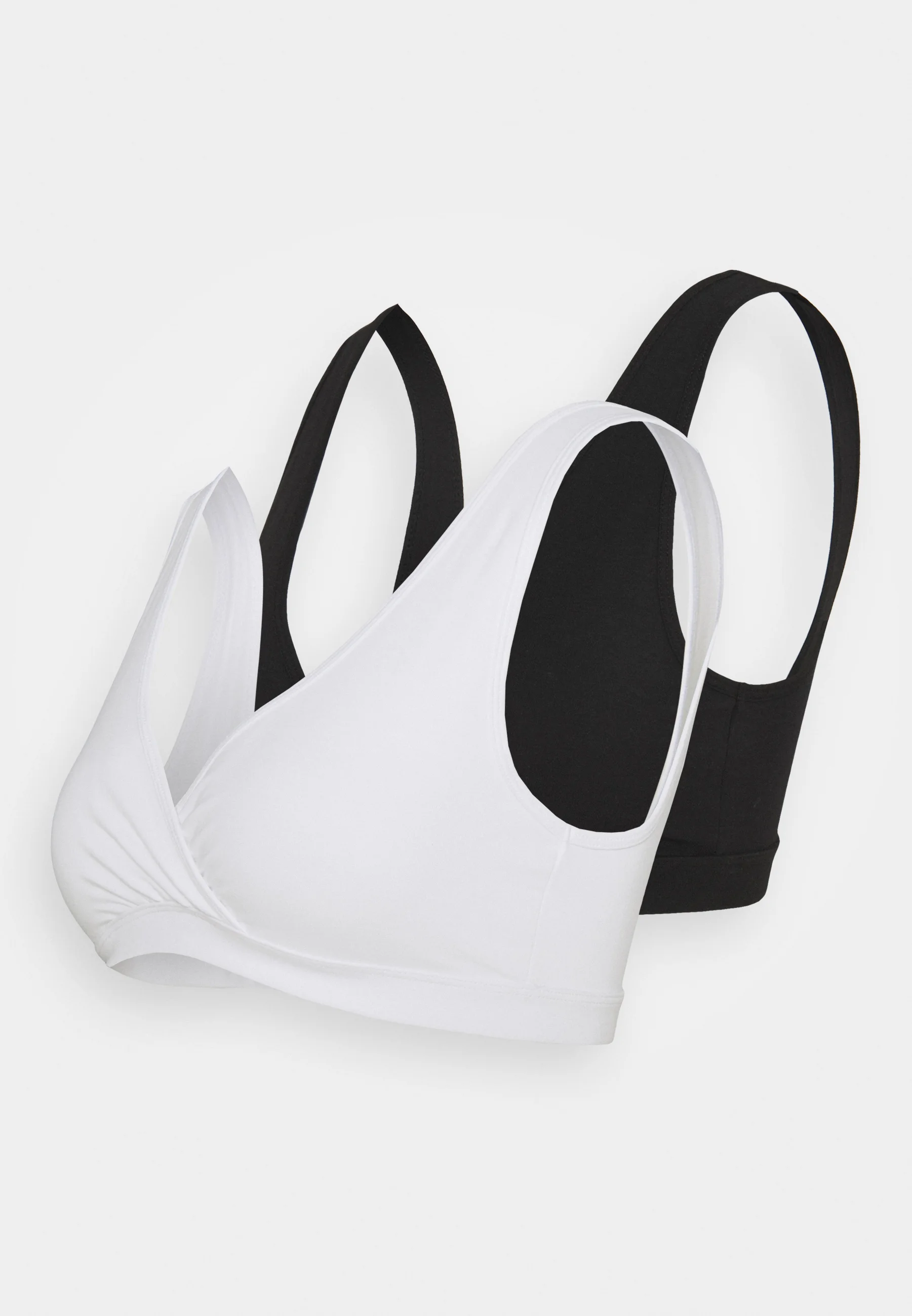 Lindex WRAP NURSING TOP 2 PACK - Reggiseno a triangolo