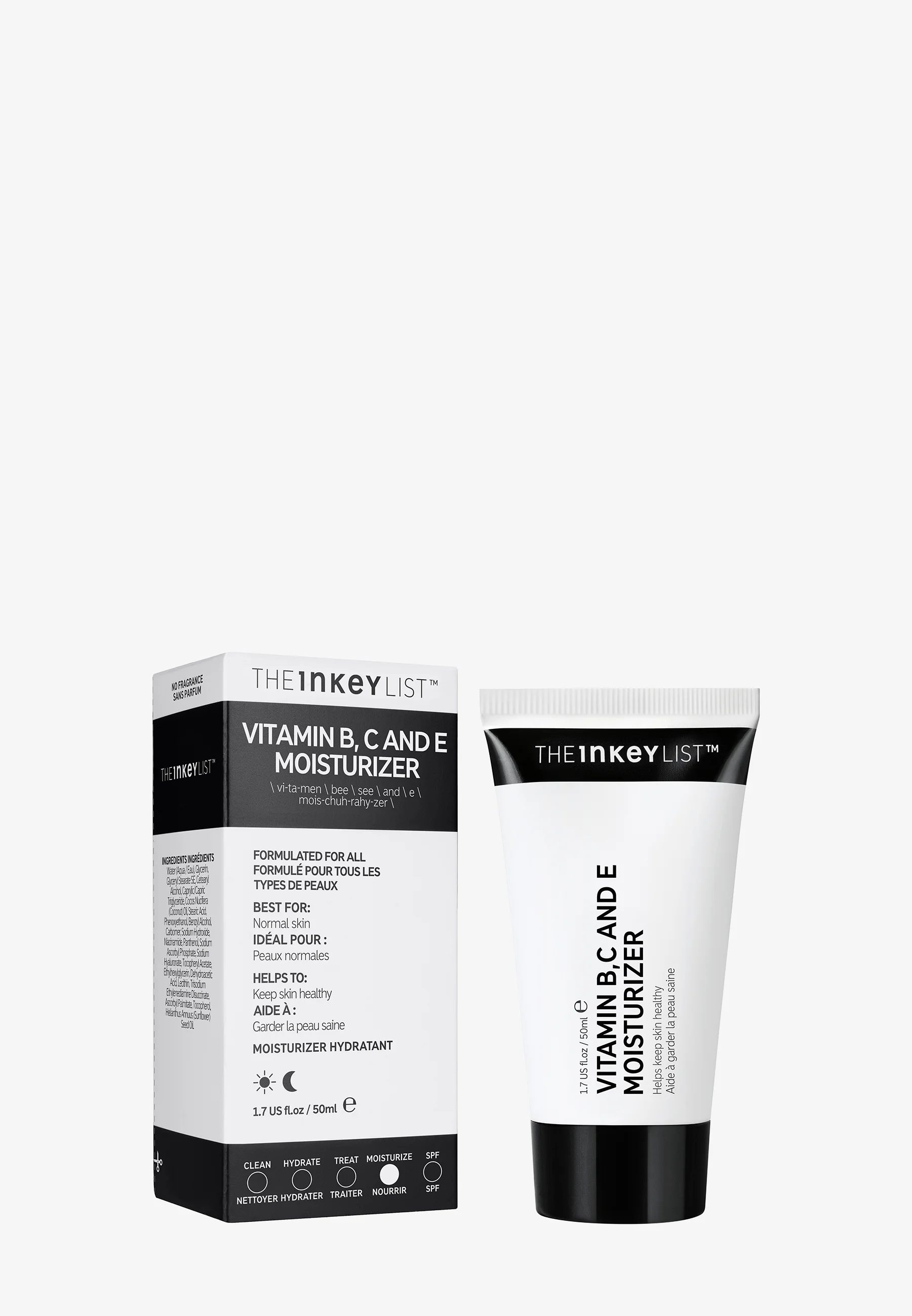 The INKEY List VITAMIN B, C AND E MOISTURIZER - Crema da giorno