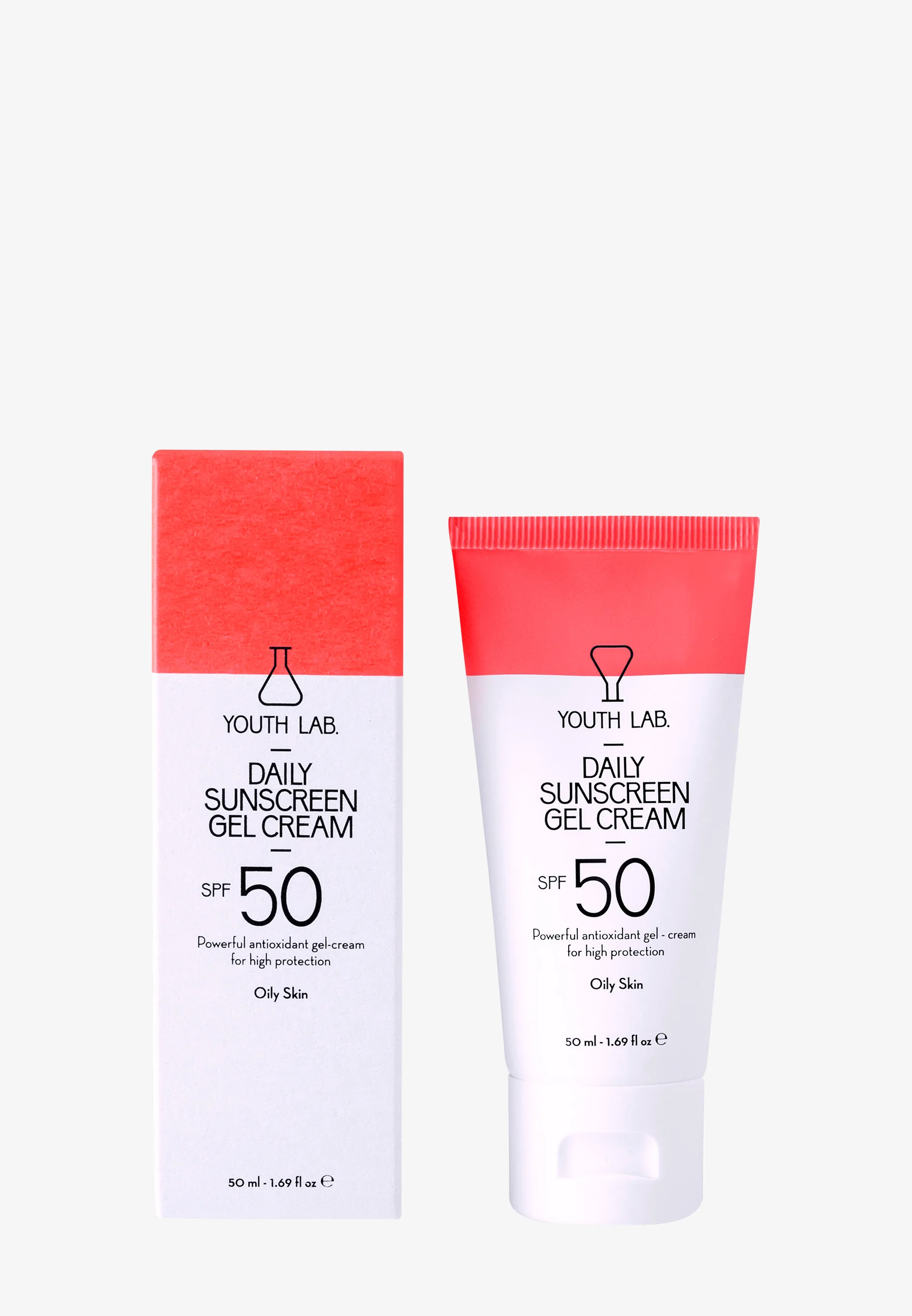 YOUTH LAB DAILY SUNSCREEN GEL CREAM SPF 50 OILY SKIN - Crema solare