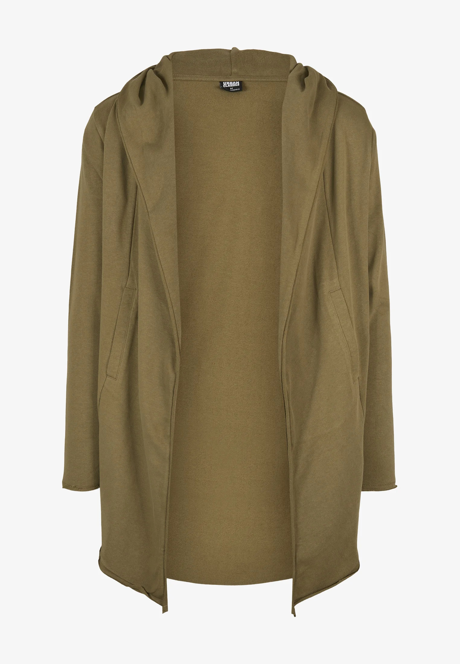 LONG HOODED OPEN EDGE CARDIGAN - Cardigan