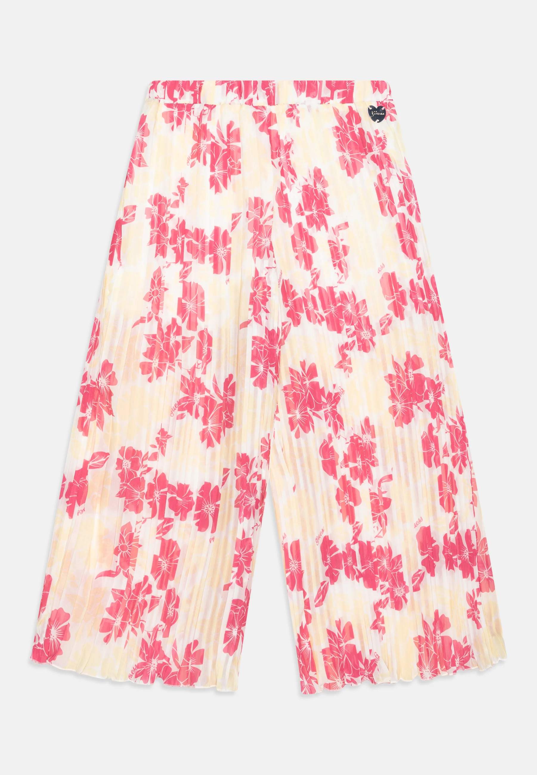 JUNIOR CHIFFON PLEATED PALAZZO PANTS - Pantaloni