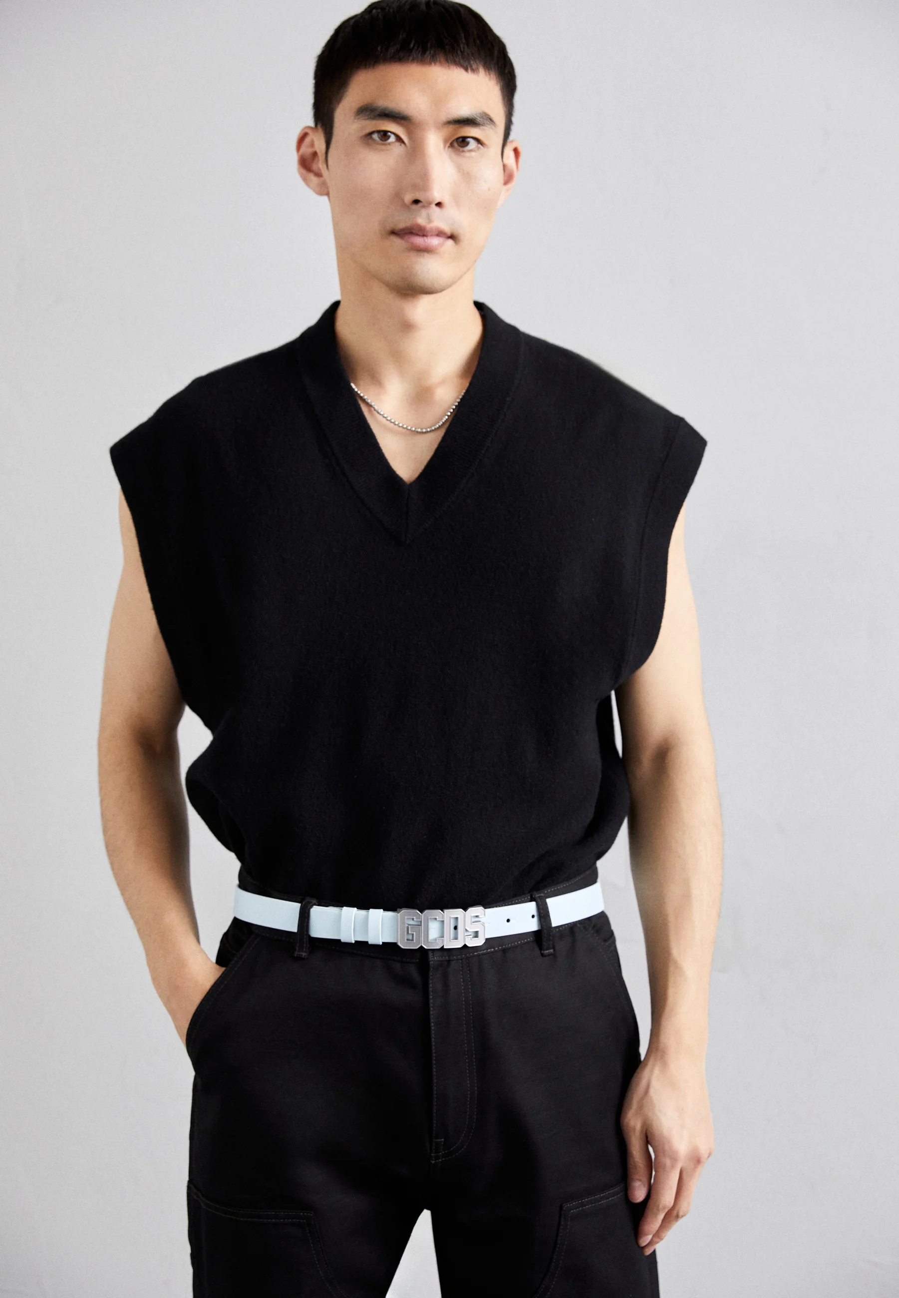 GCDS CLASSIC LOGO BELT UNISEX - Cintura