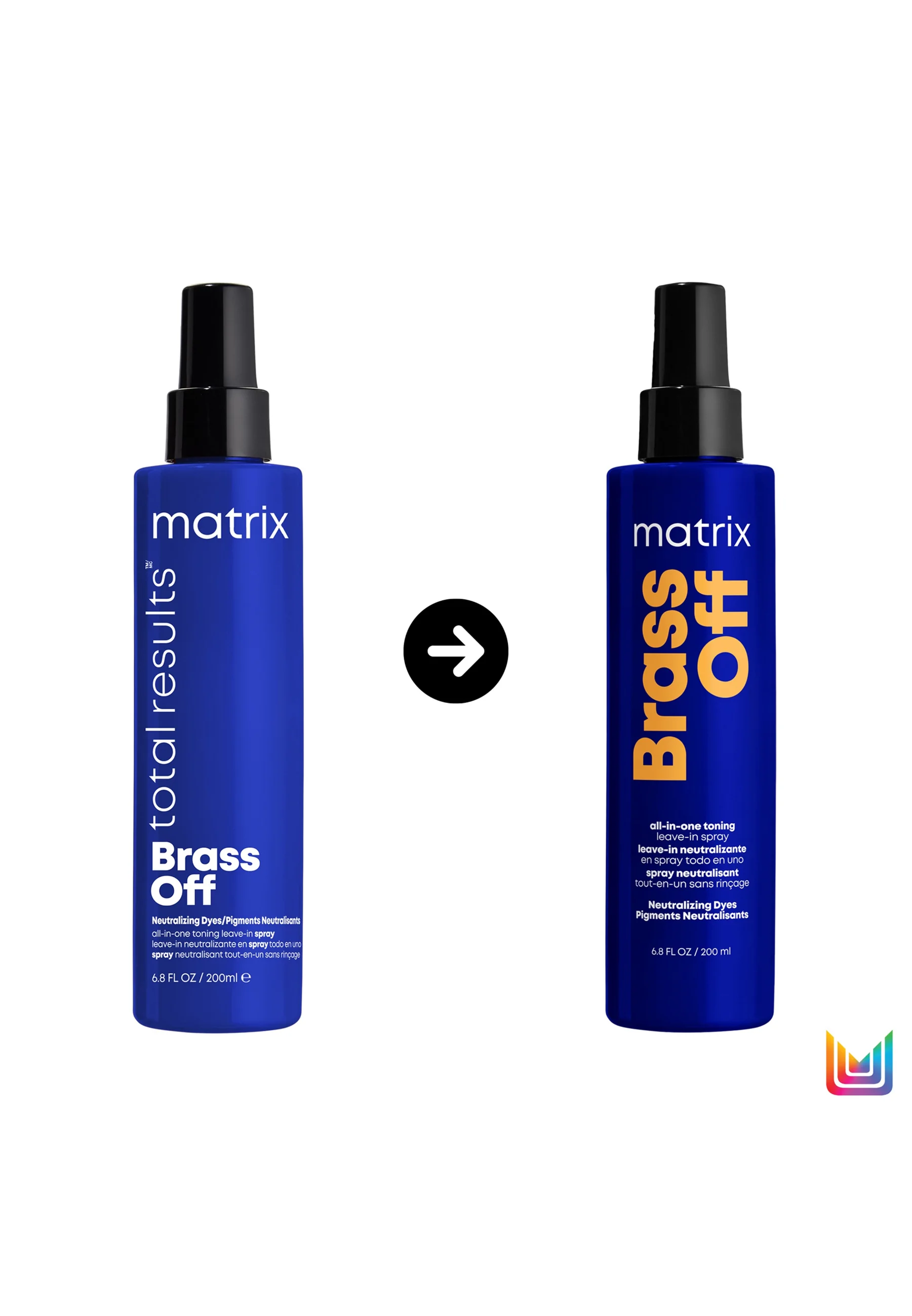 Matrix TONING SPRAY BRASS OFF - Lacca