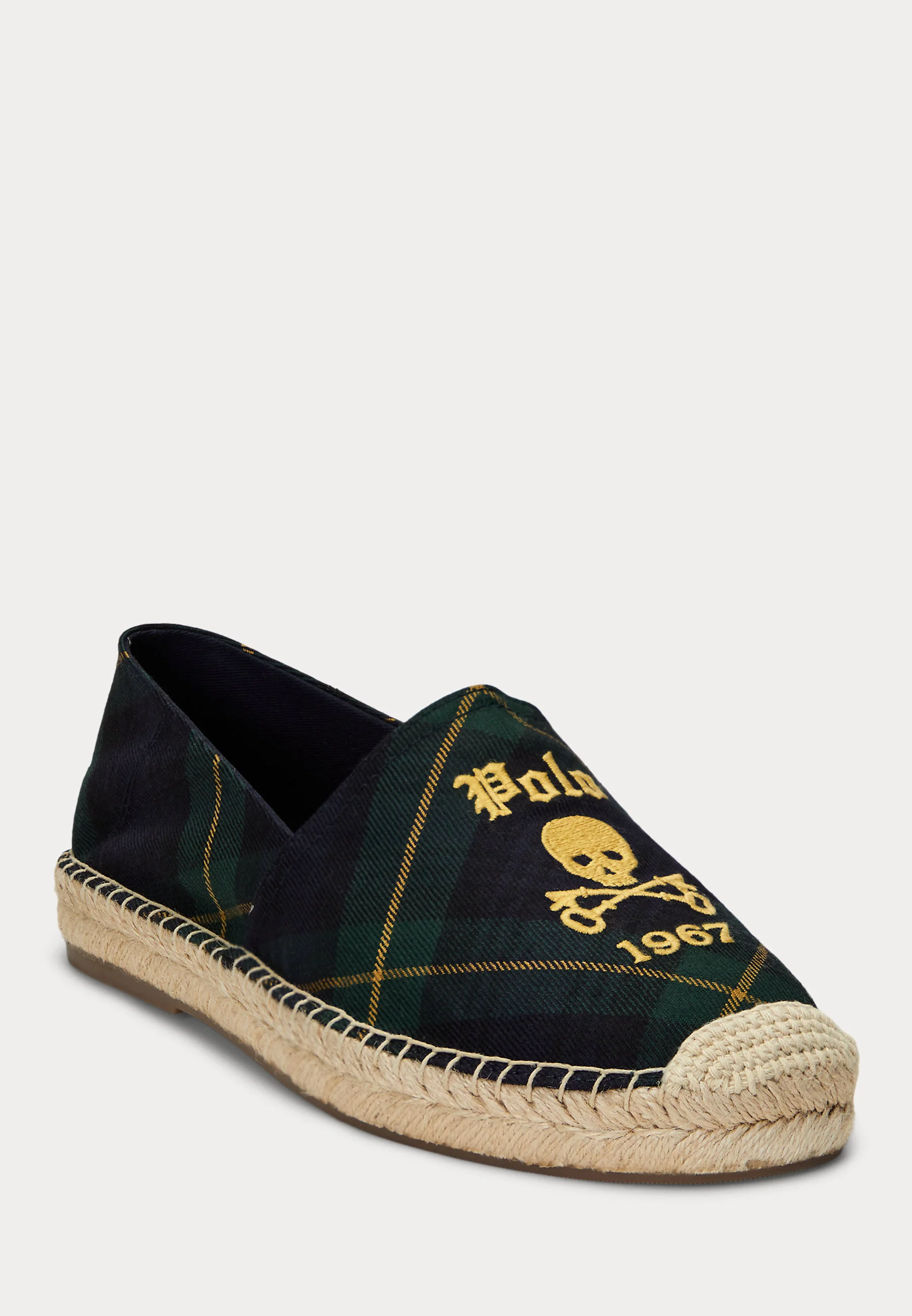 CEVIO PLAID WOOL TWILL ESPADRILLE - Espadrillas