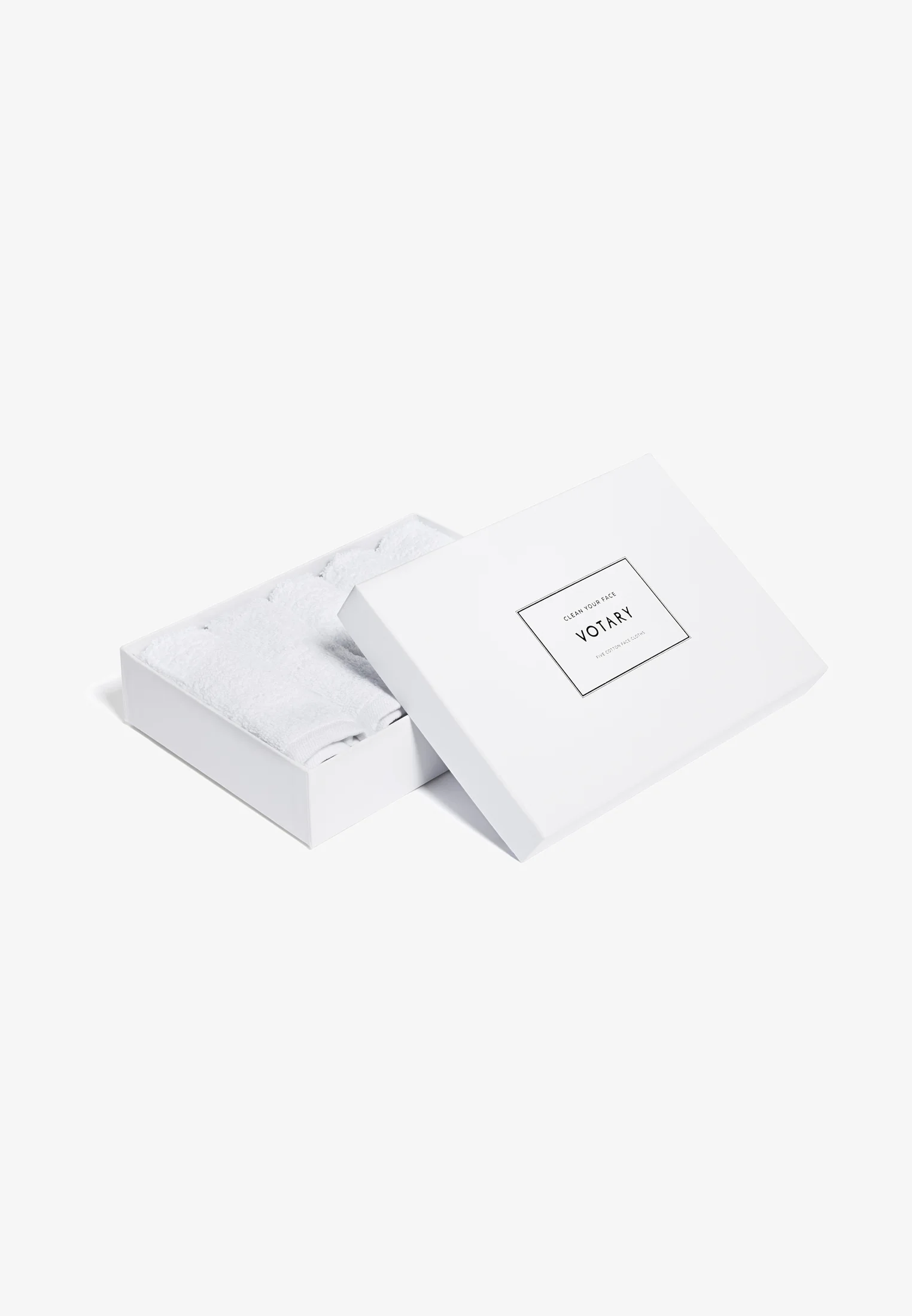 Votary PACK OF FIVE COTTON FACE CLOTHS - Accessori skincare