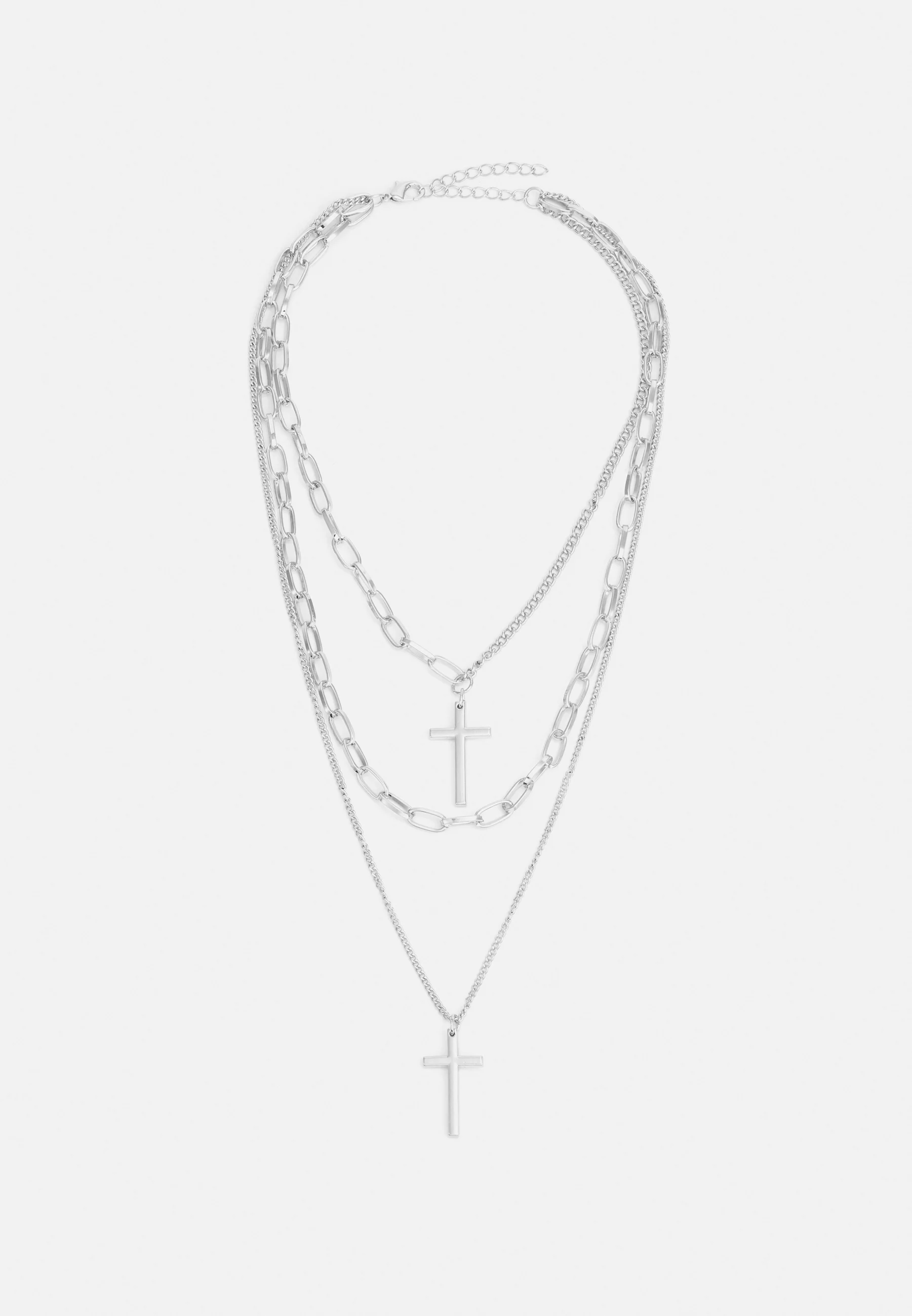 LAYERING CROSS NECKLACE UNISEX - Collana