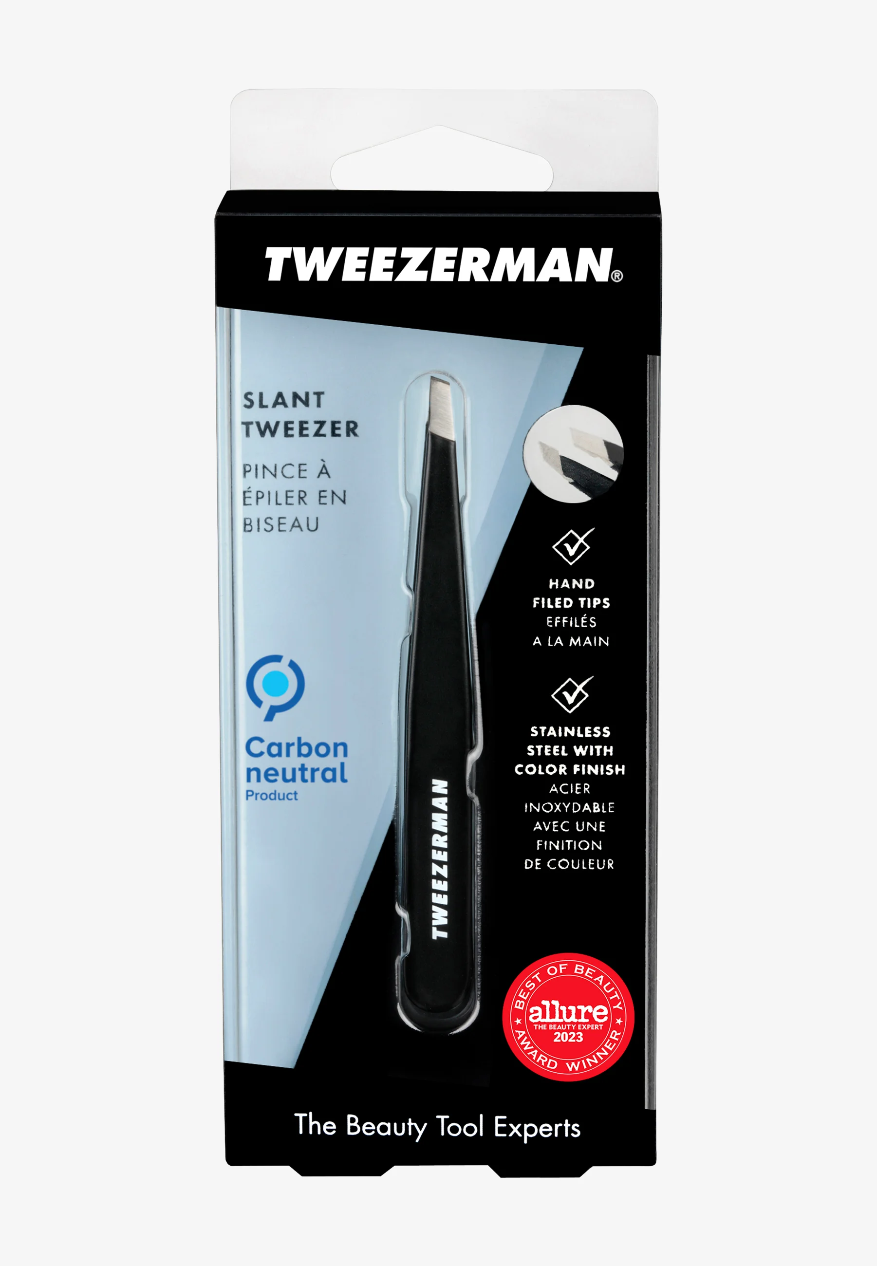 TWEEZERMAN ROSE GOLD SLANT TWEEZER - Accessori depilazione