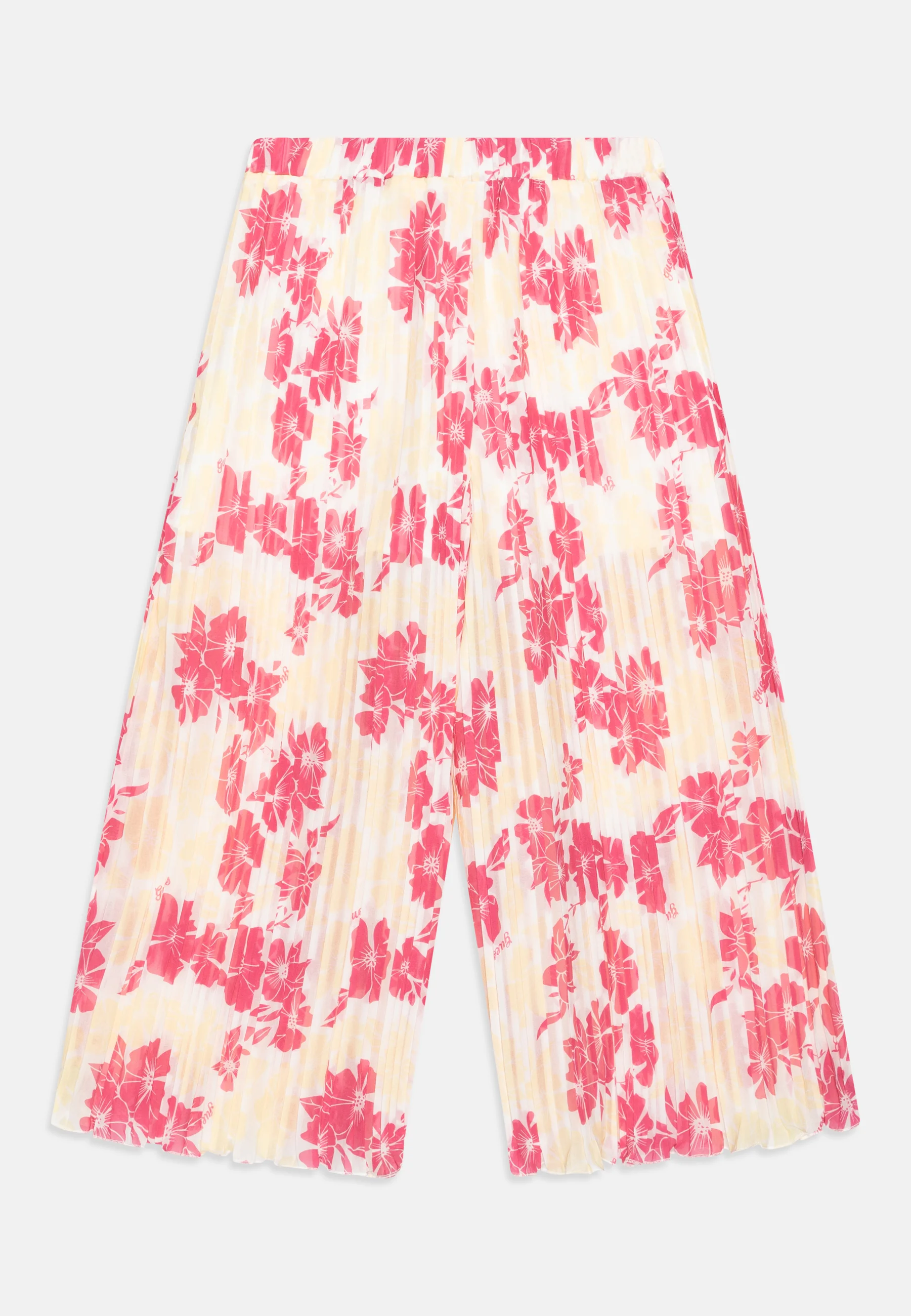 JUNIOR CHIFFON PLEATED PALAZZO PANTS - Pantaloni