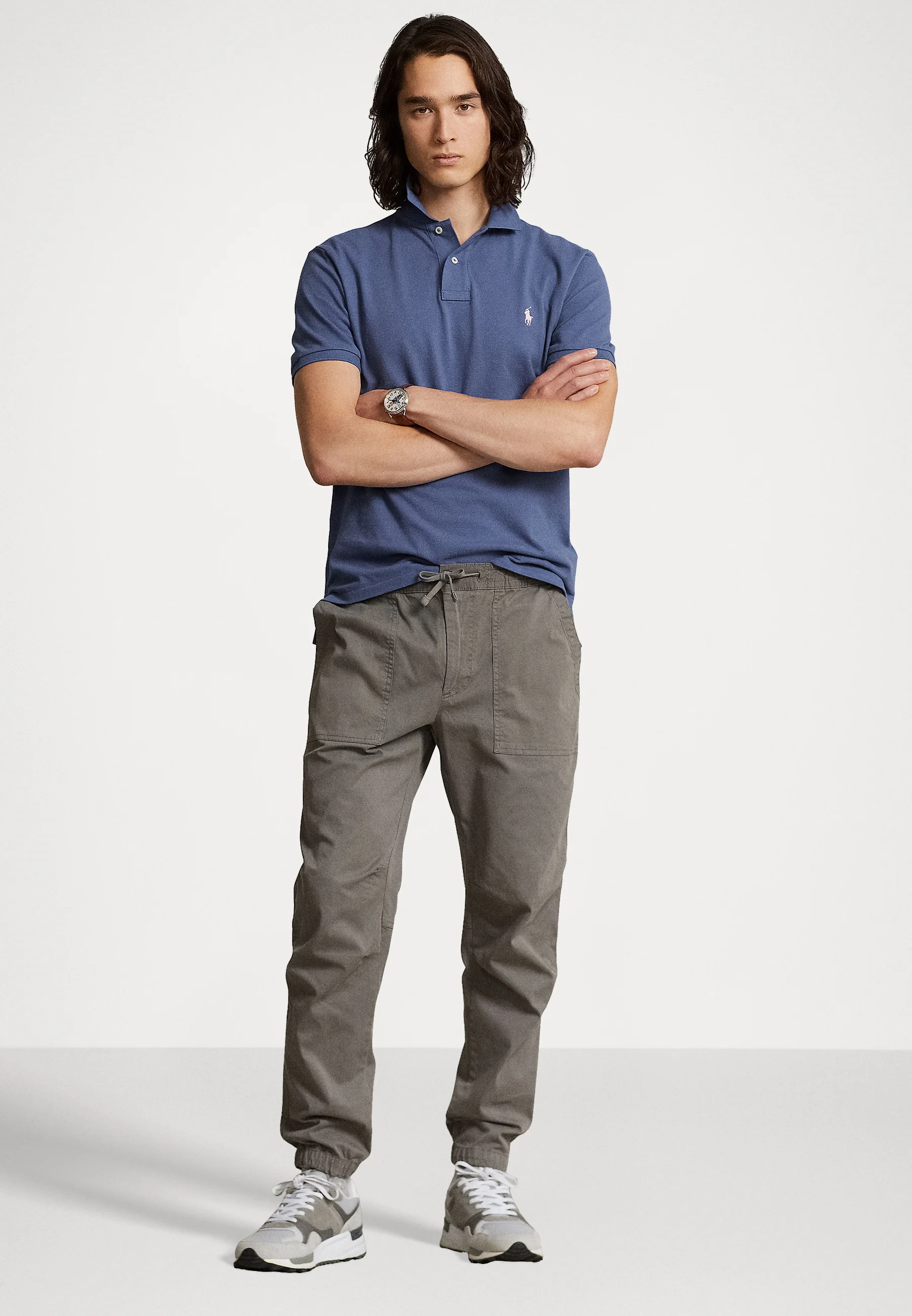 SLIM FIT MESH POLO SHIRT - Polo