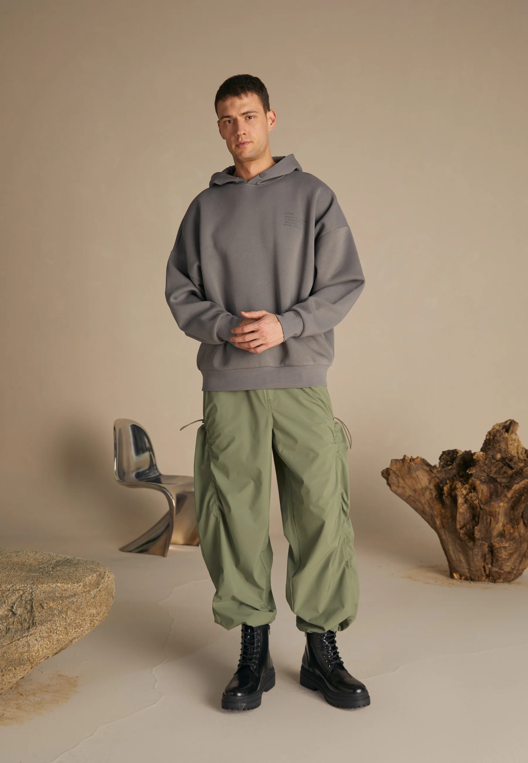 Zign Studio OVERSIZED HOODIE - Felpa