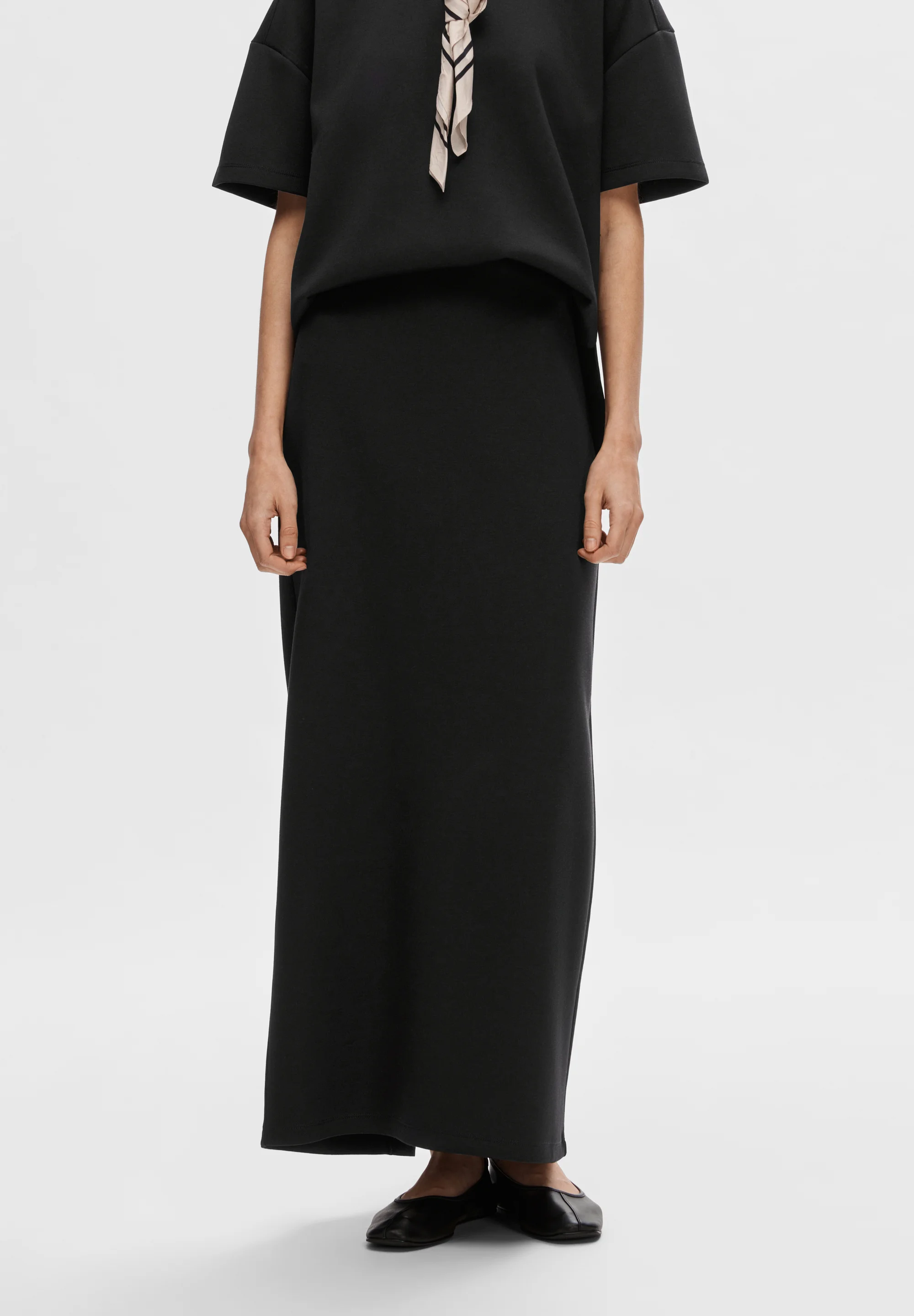 Selected Femme SLFKARA COLUMN SKIRT - Gonna lunga