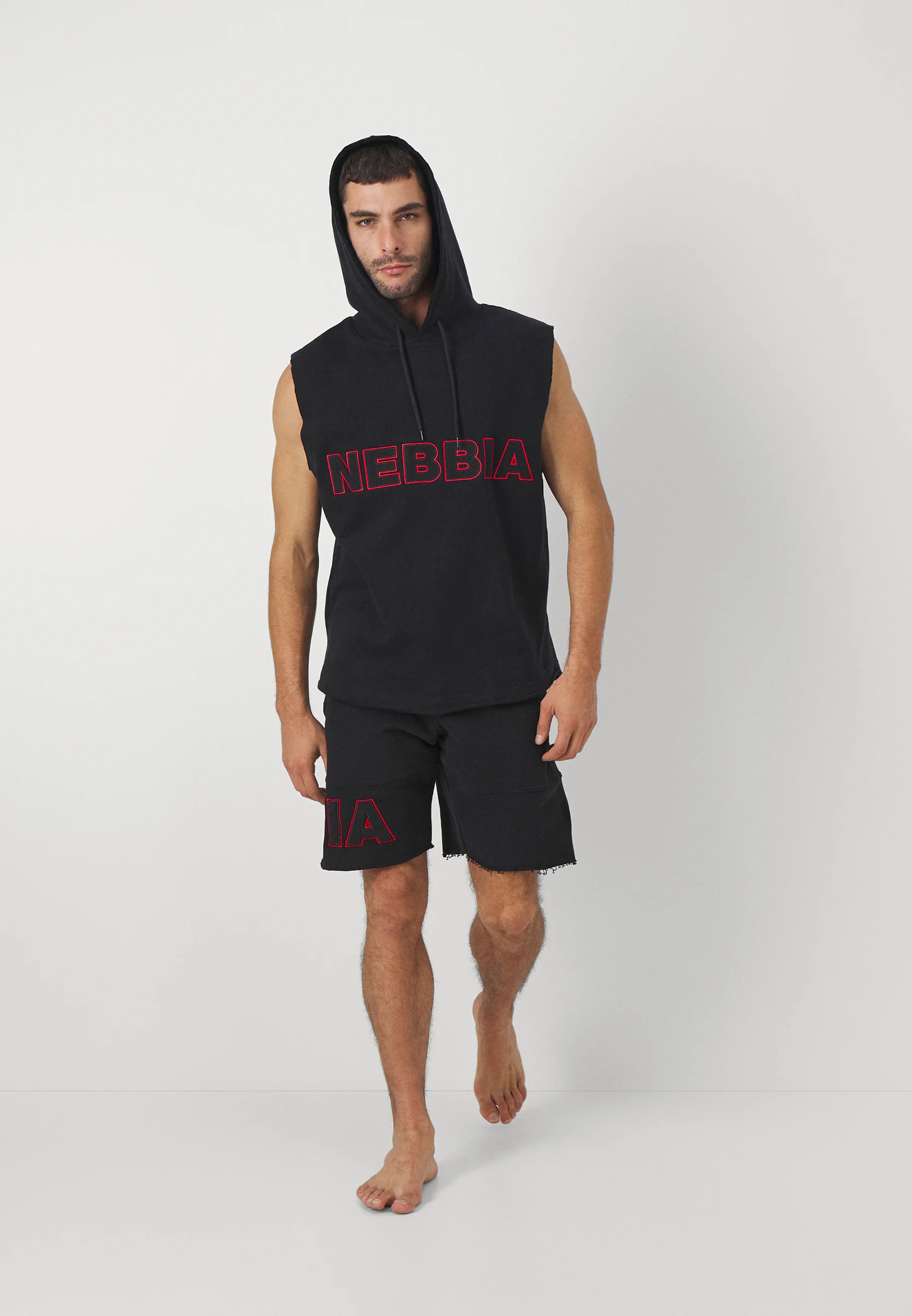 Nebbia MENS SLEEVELESS HOODIE - Top