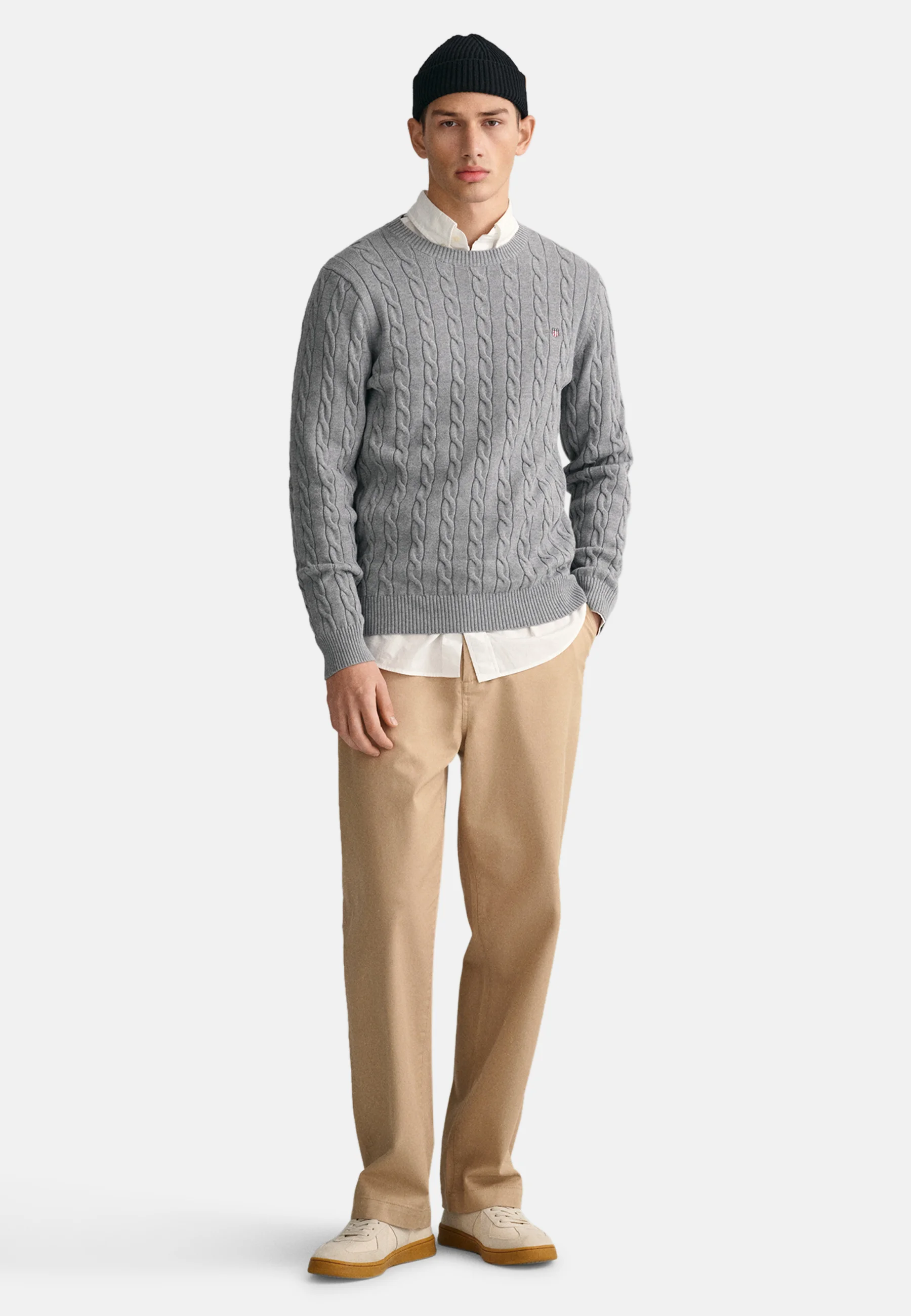 GANT CABLE C NECK - Maglione