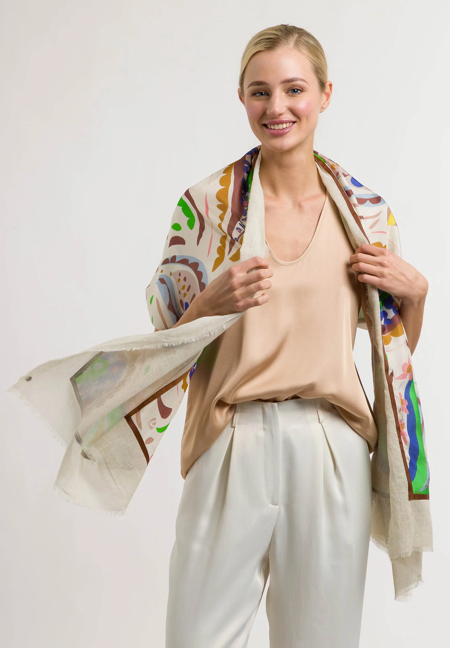 FRAAS PAISLEY PRINT PATCHWORK STOLA - Sciarpa