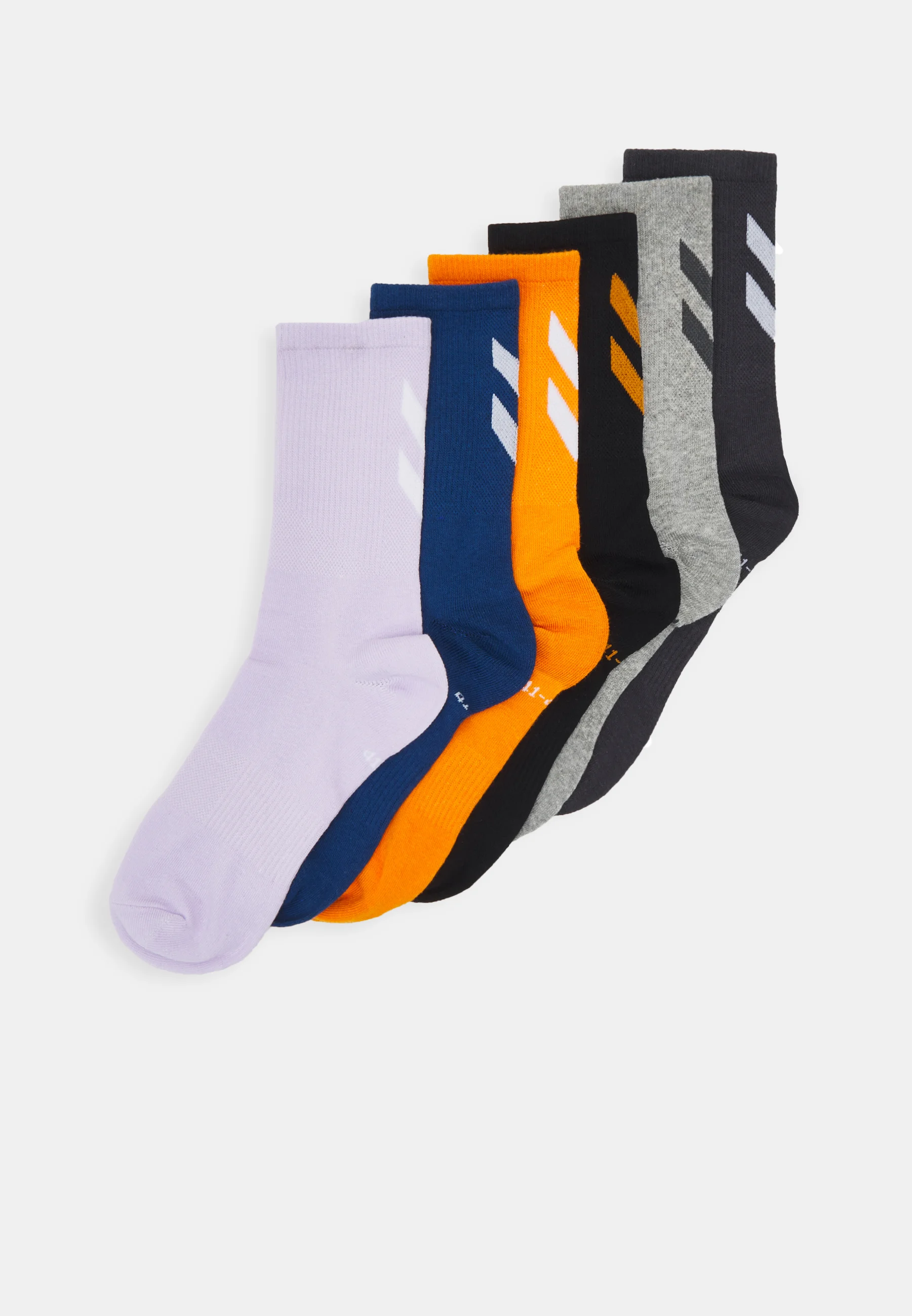 Hummel CHEVRON SOCKS 6 PACK UNISEX- Calze sportive