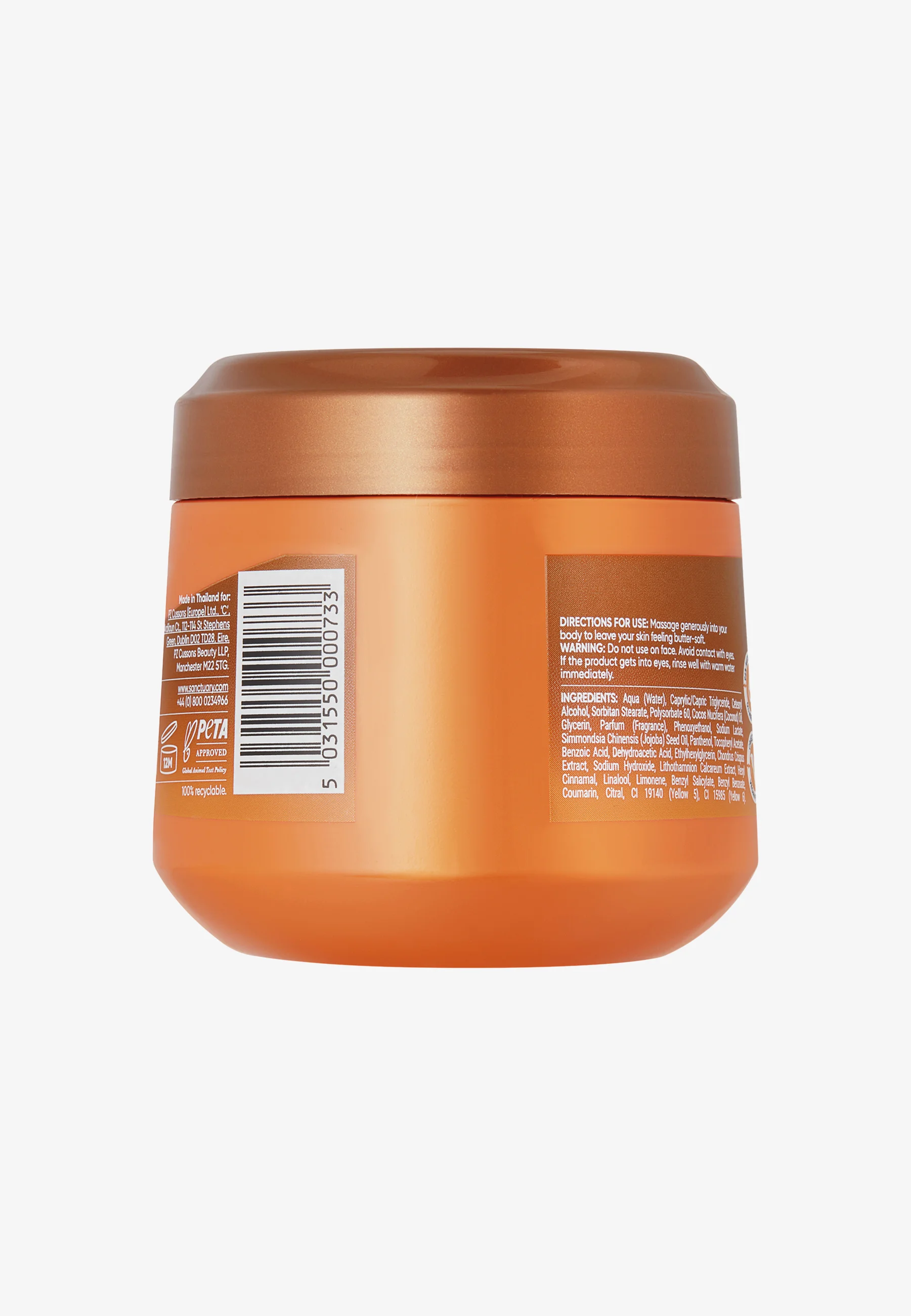 Sanctuary Spa SIGNATURE NATURAL OILS WHIPPED SOUFFLÉ BODY CREAM - Idratante