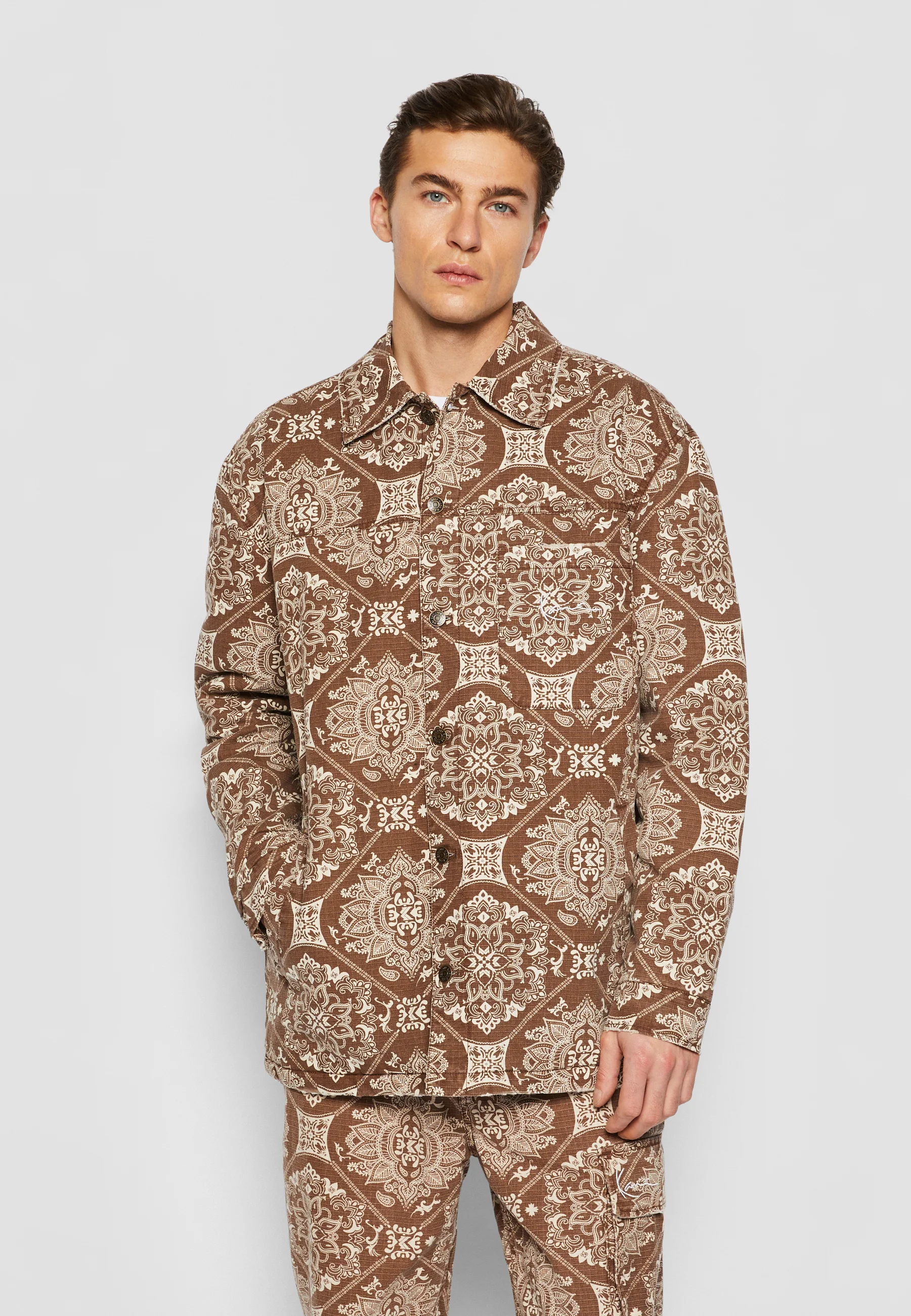 Karl Kani KK CHEST SIGNATURE WASHED STOP- Giacca da mezza stagione