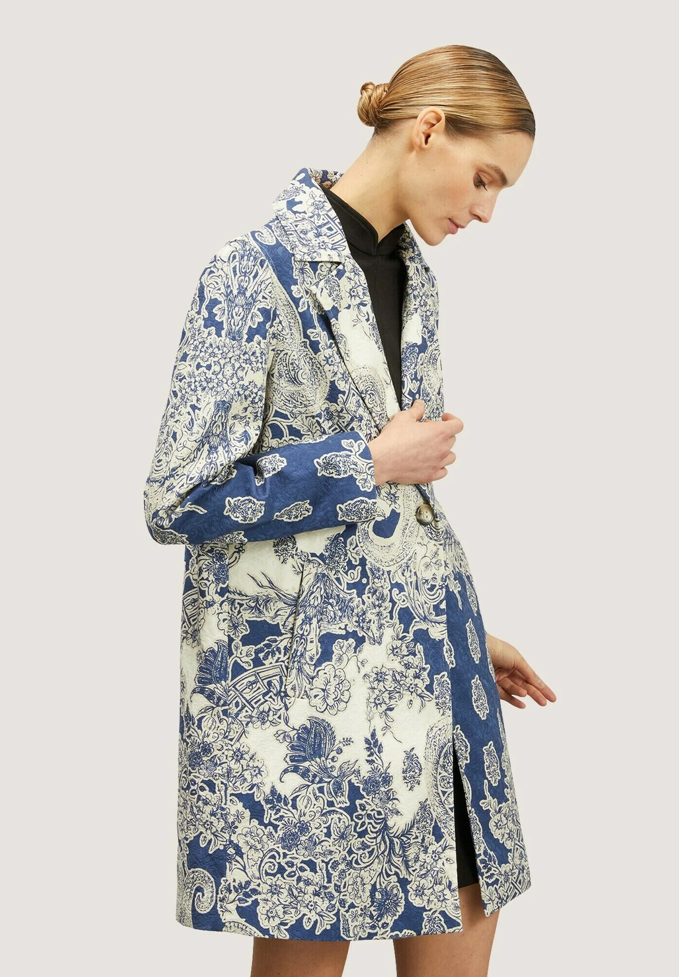 Motivi LEGGERO JACQUARD - Cappotto corto