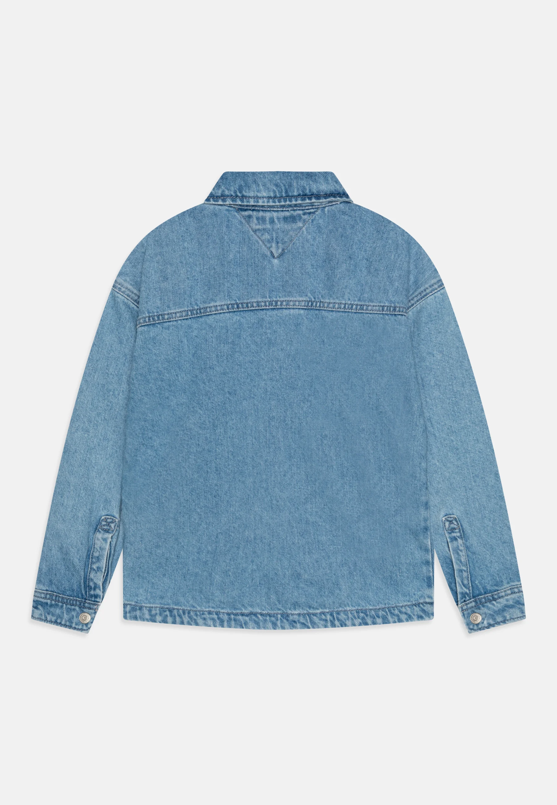 OVERSHIRT WORN MID WASH - Giacca di jeans