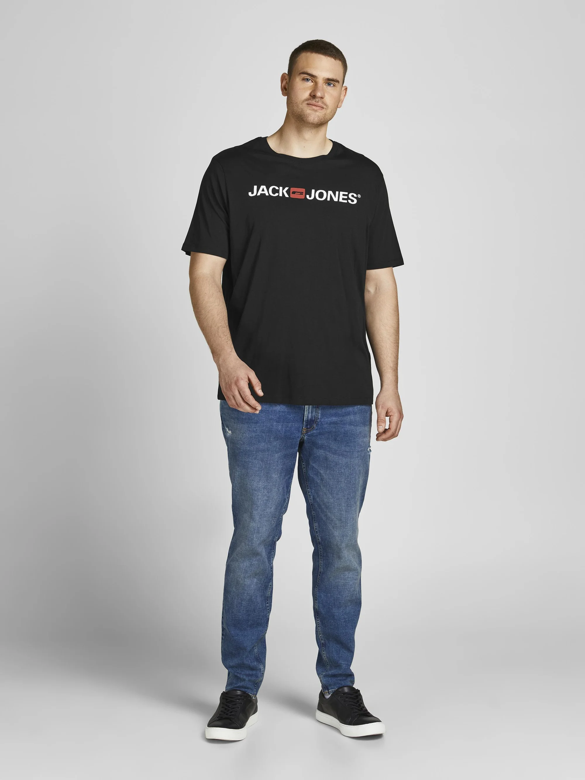 Jack & Jones CORP LOGO TEE CREW NECK - T-shirt con stampa