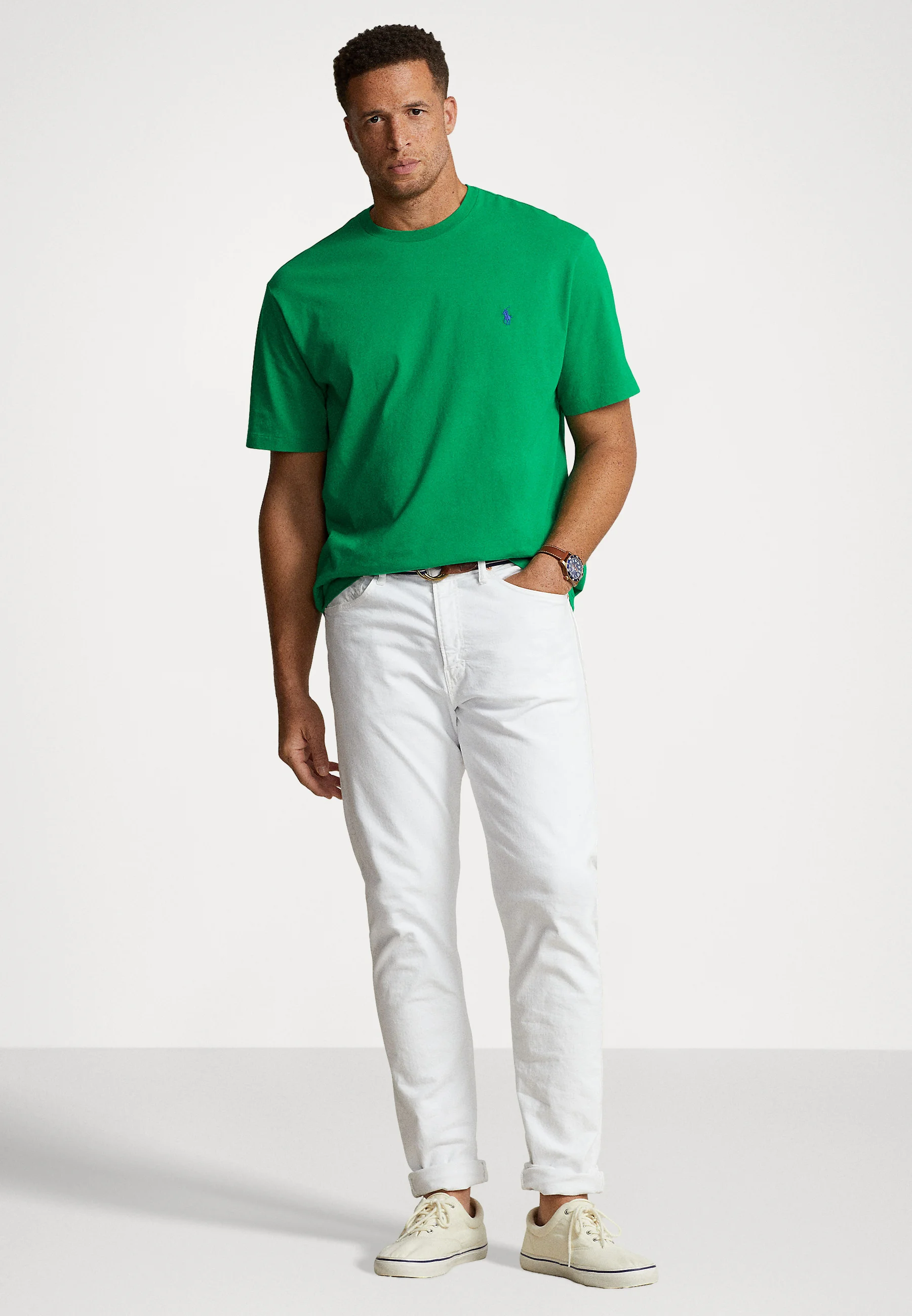 Big & Tall JERSEY CREWNECK T-SHIRT - T-shirt basic